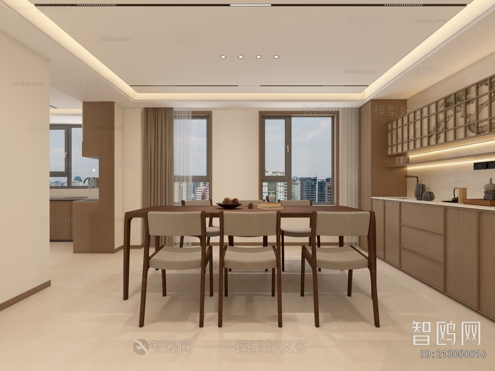 New Chinese Style Dining Room