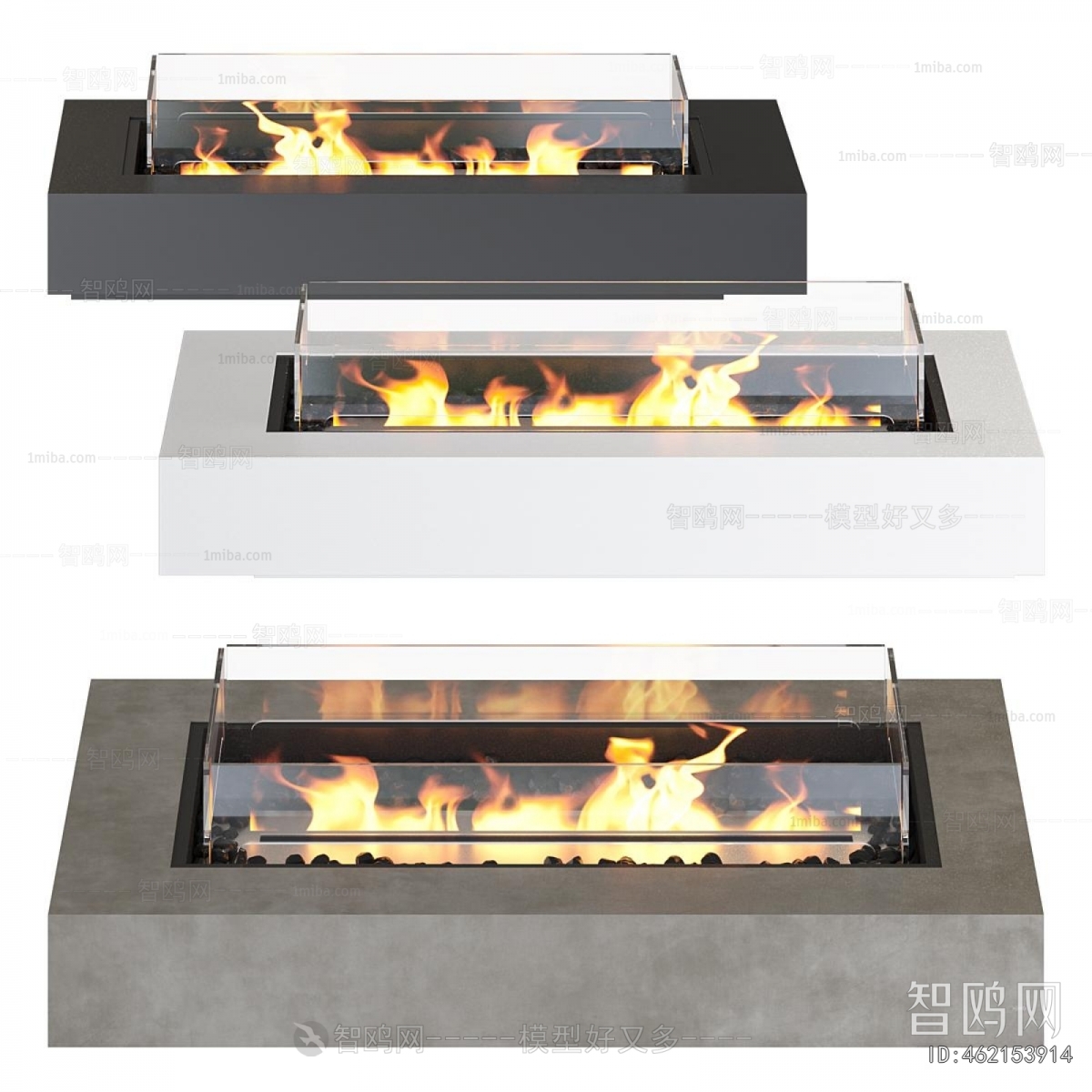 Modern Electronic Fireplace