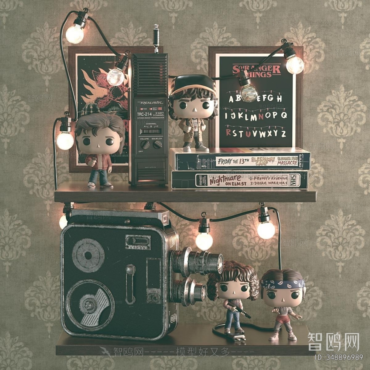 Retro Style Decorative Set