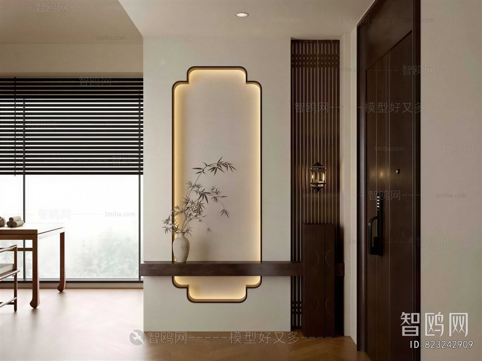 New Chinese Style Hallway