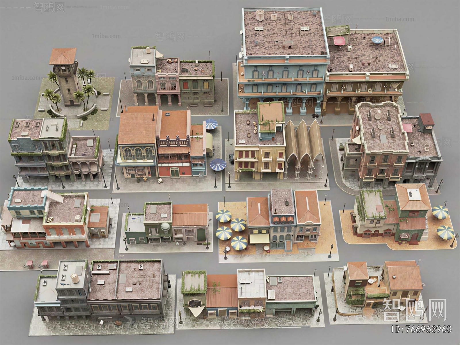 Simple European Style Cartoon House