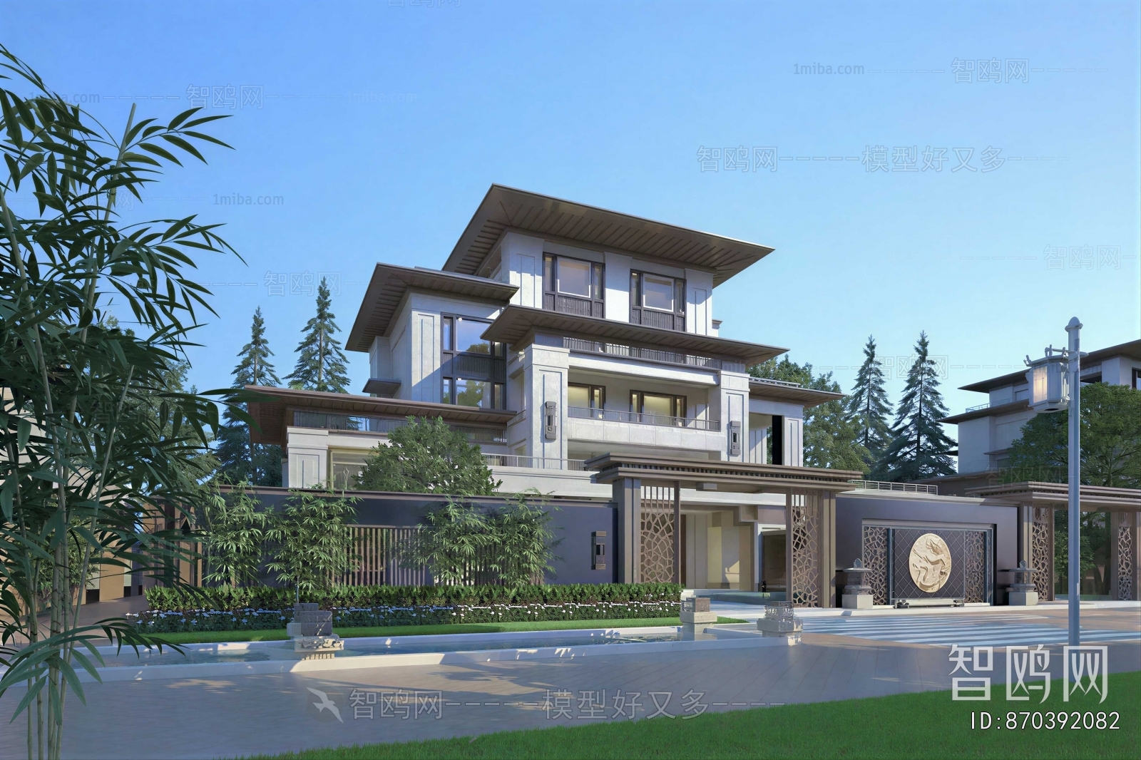 New Chinese Style Detached Villa