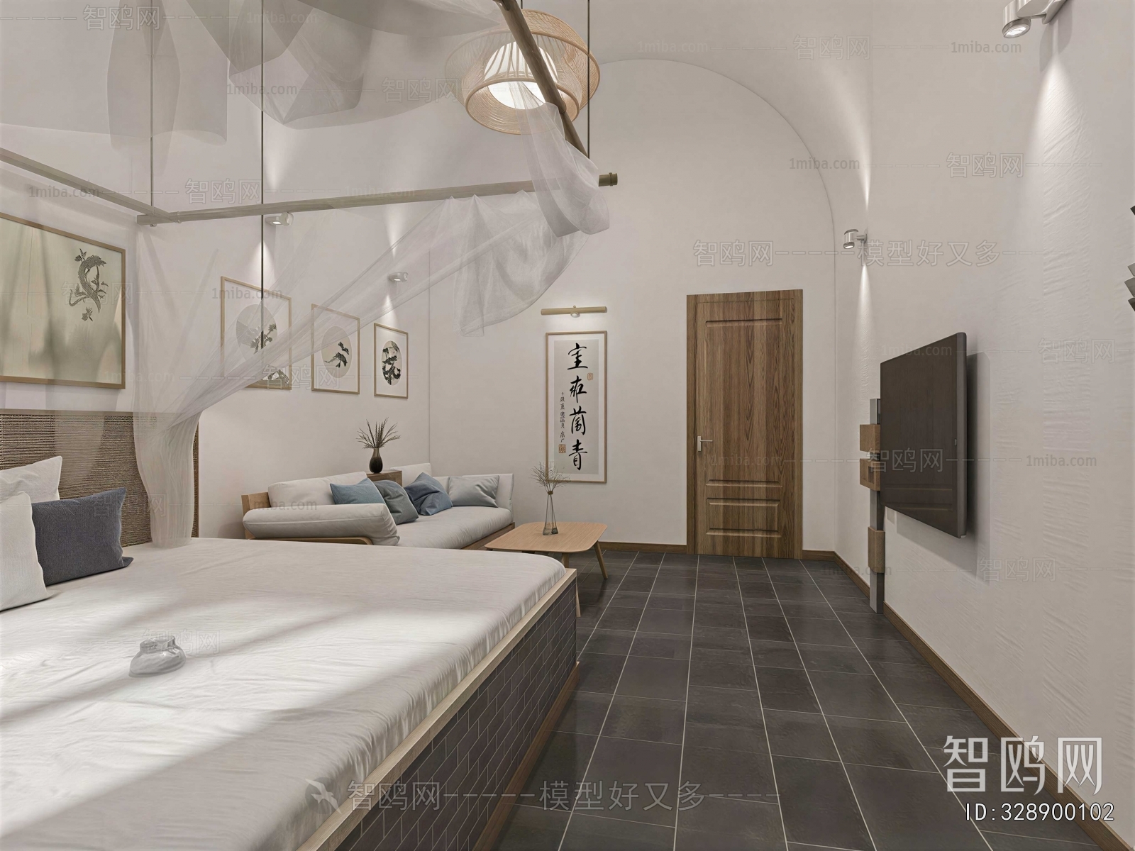 New Chinese Style Guest Room