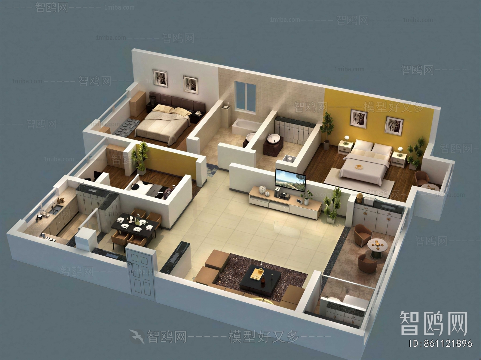 Modern A Bird's-eye View Of Home Decoration