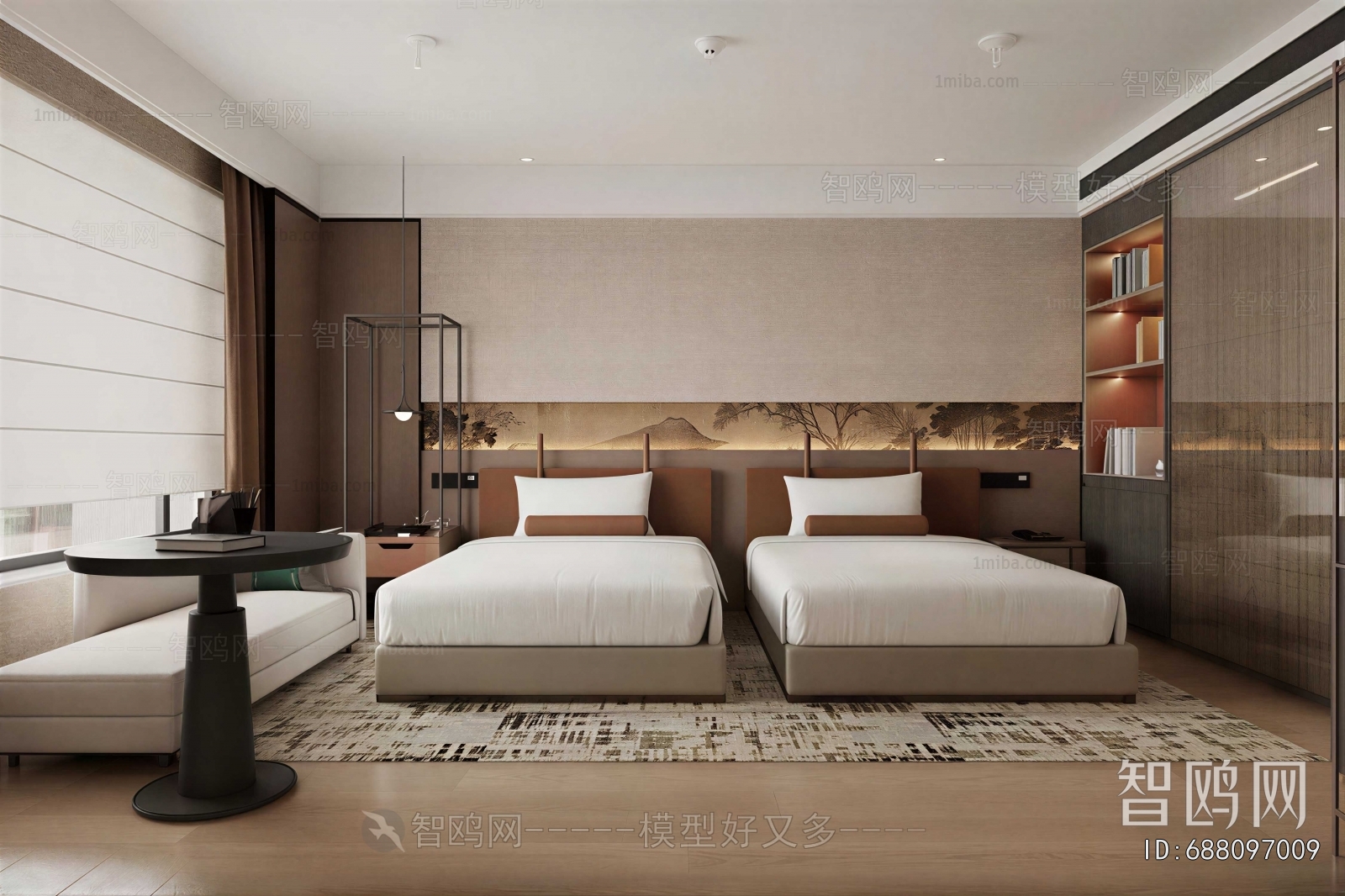 New Chinese Style Guest Room