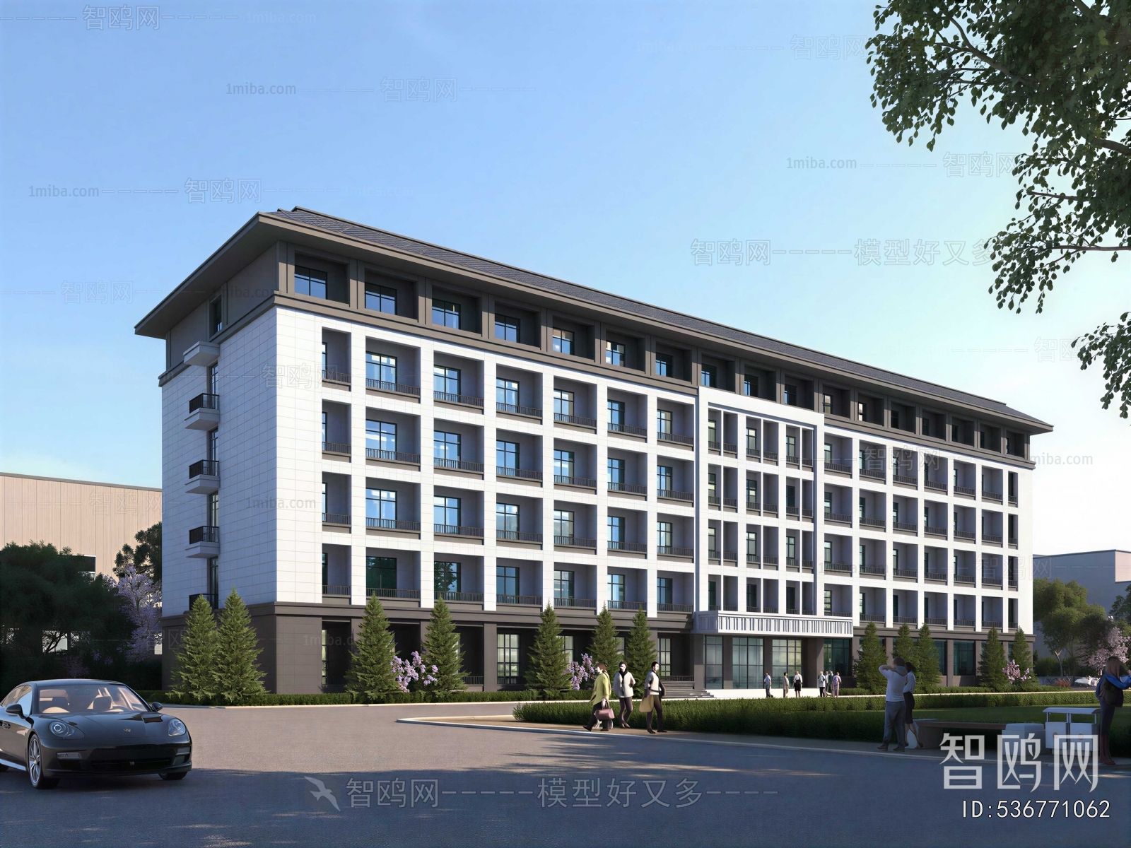 Modern Appearance Of Commercial Building