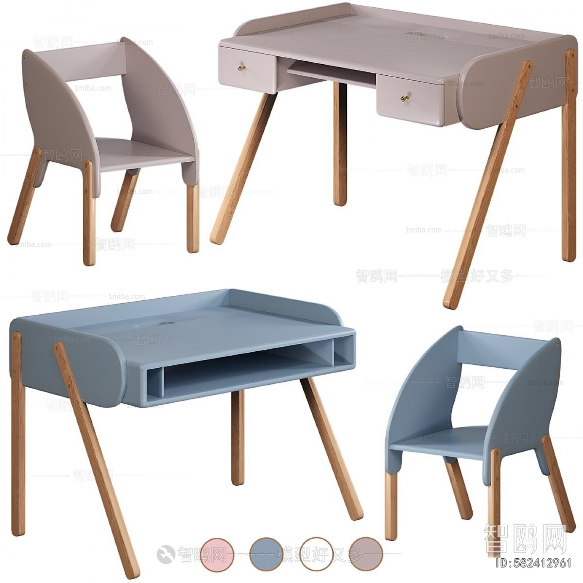 Modern Computer Desk And Chair