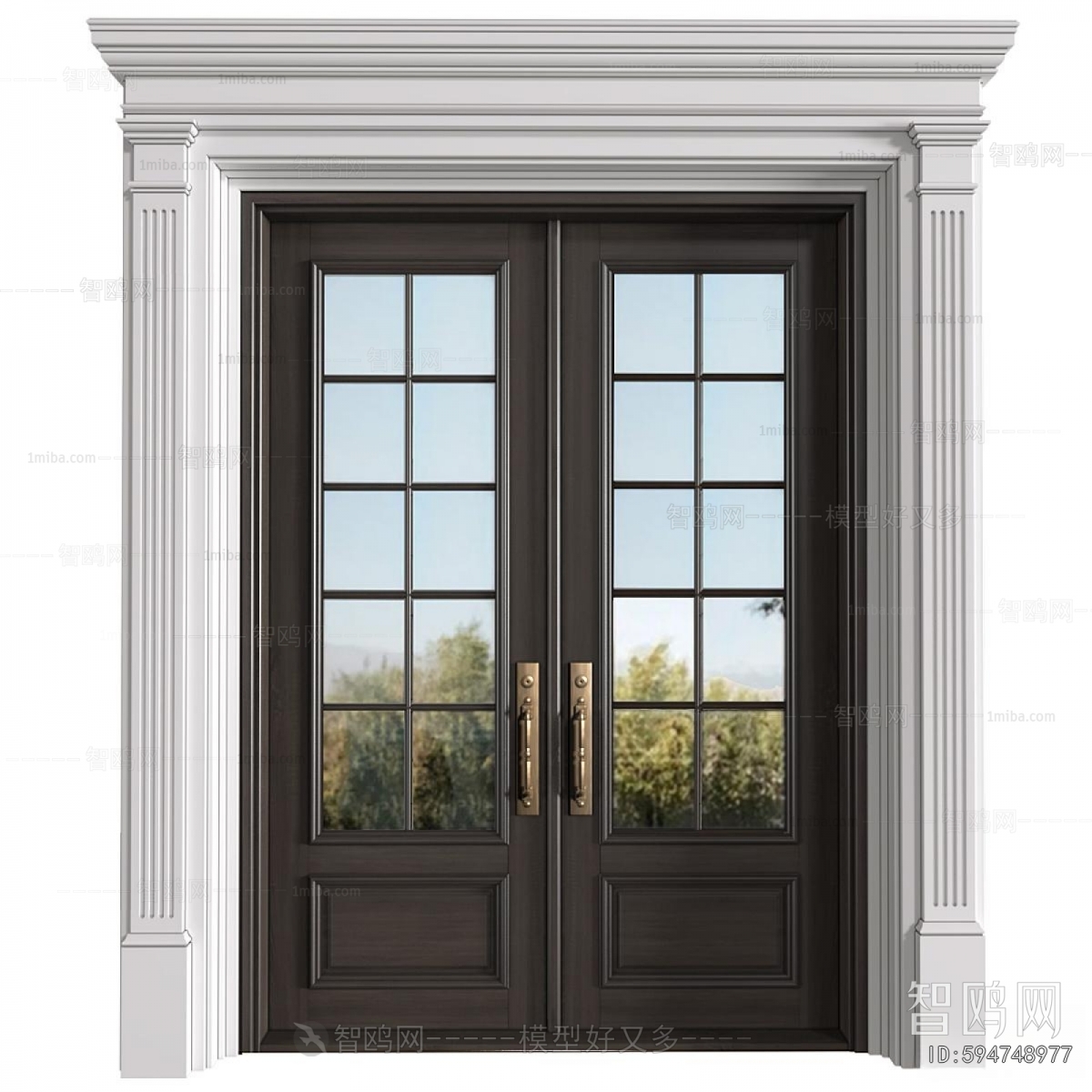 Modern Double Door