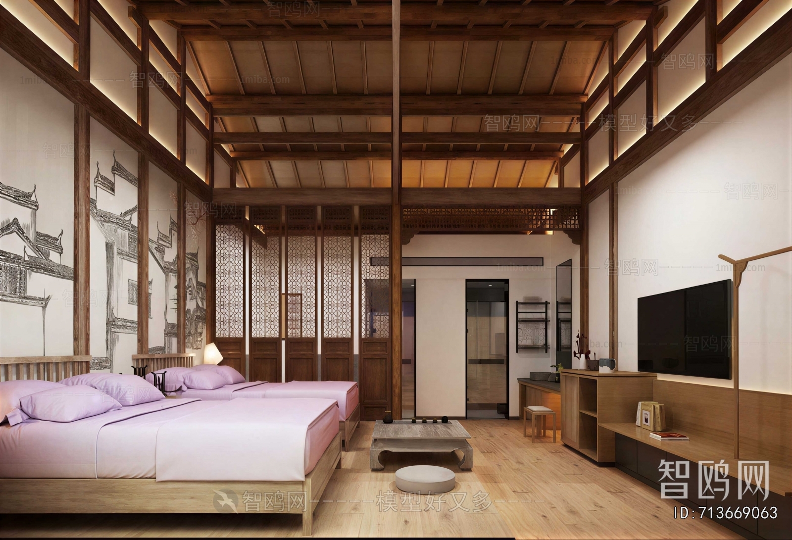 Chinese Style Guest Room
