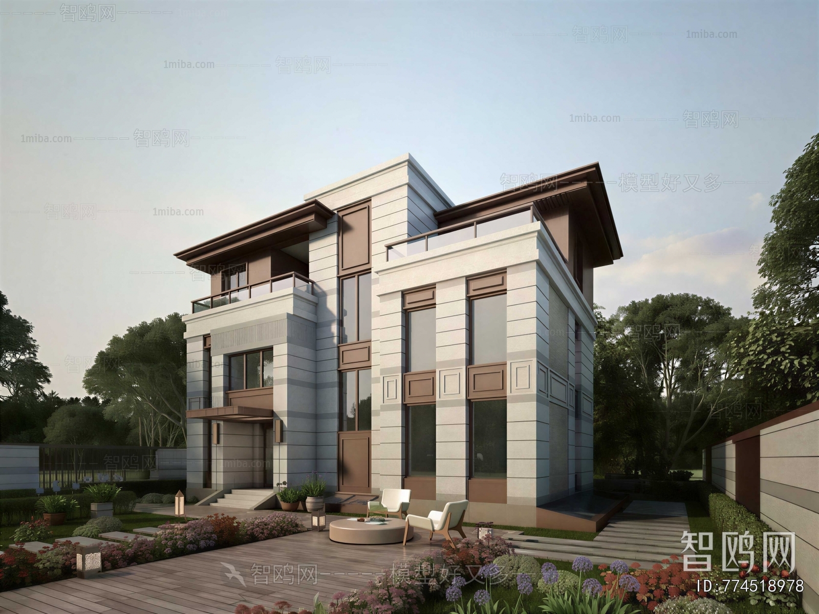 New Chinese Style Detached Villa
