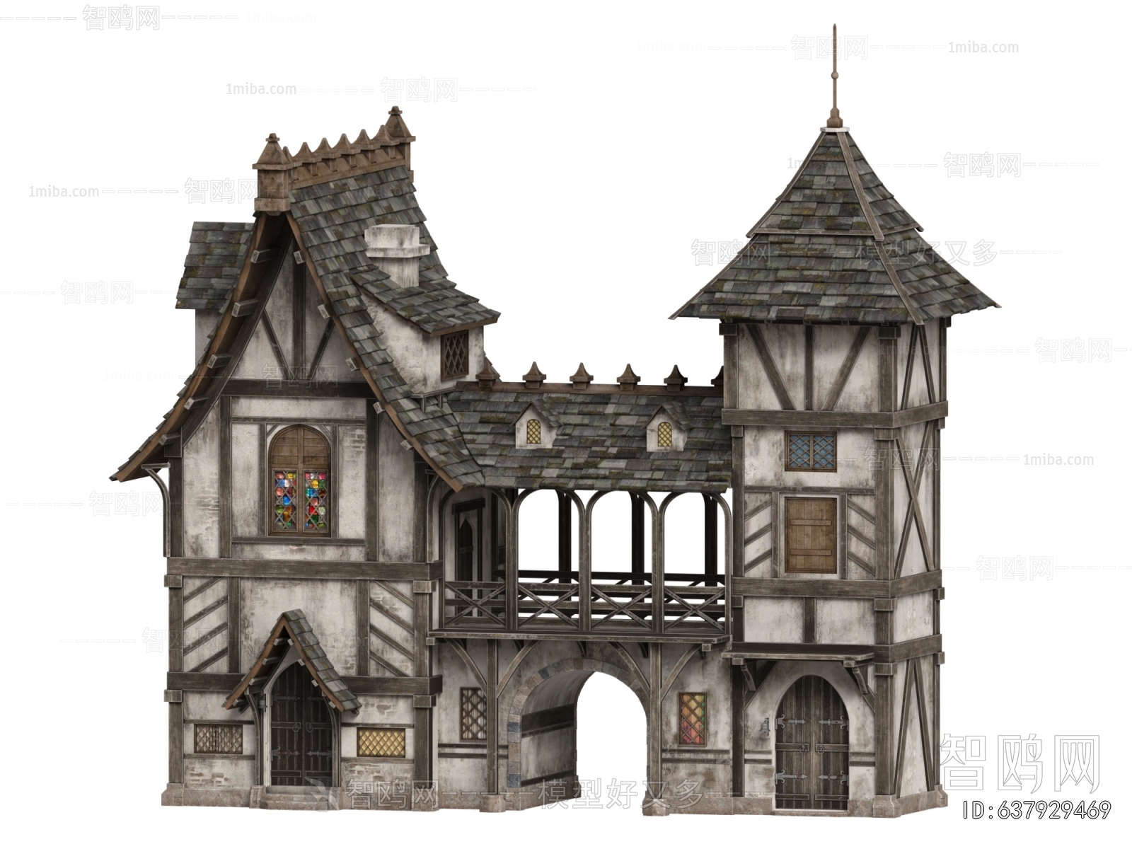 European Style Building Appearance