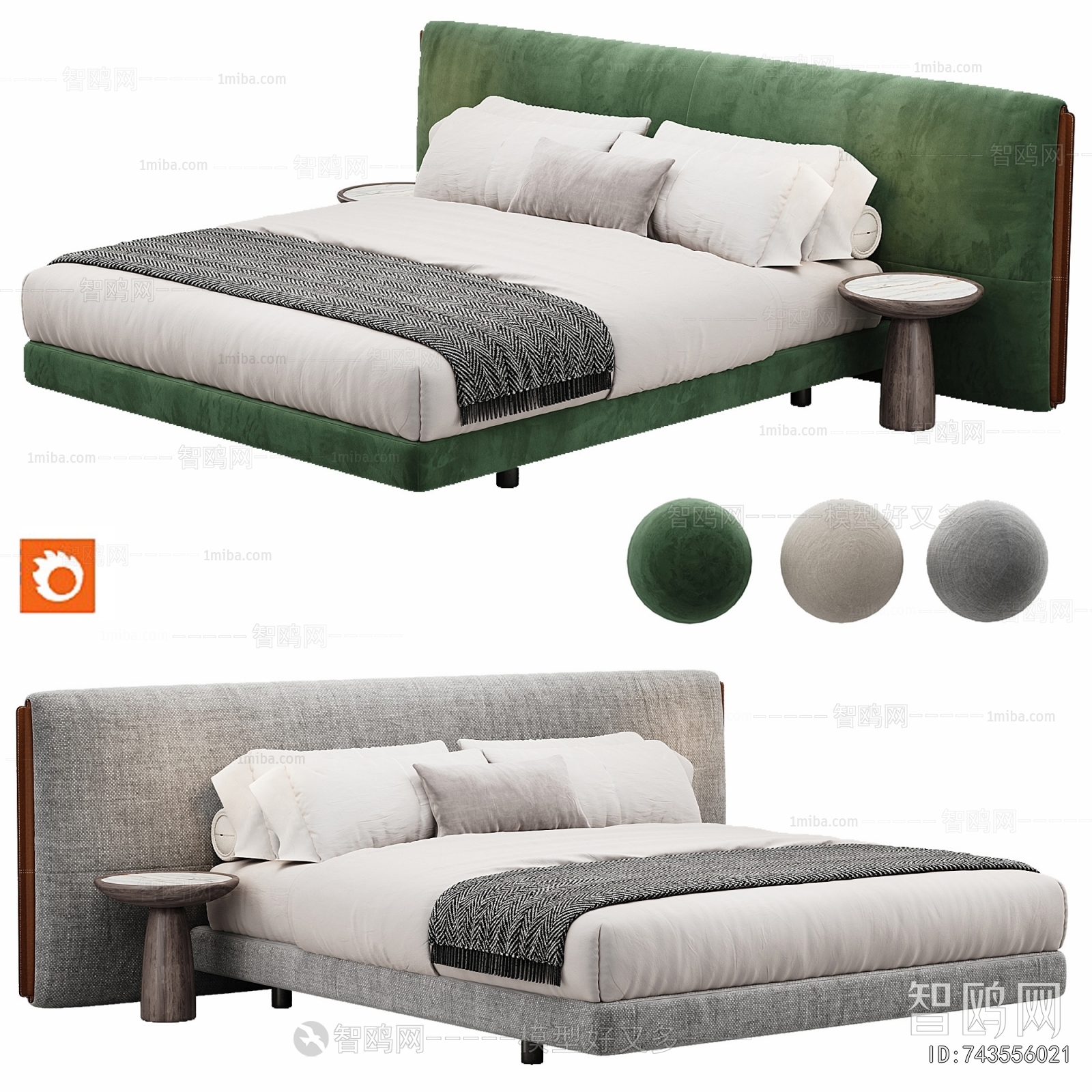 Modern Double Bed