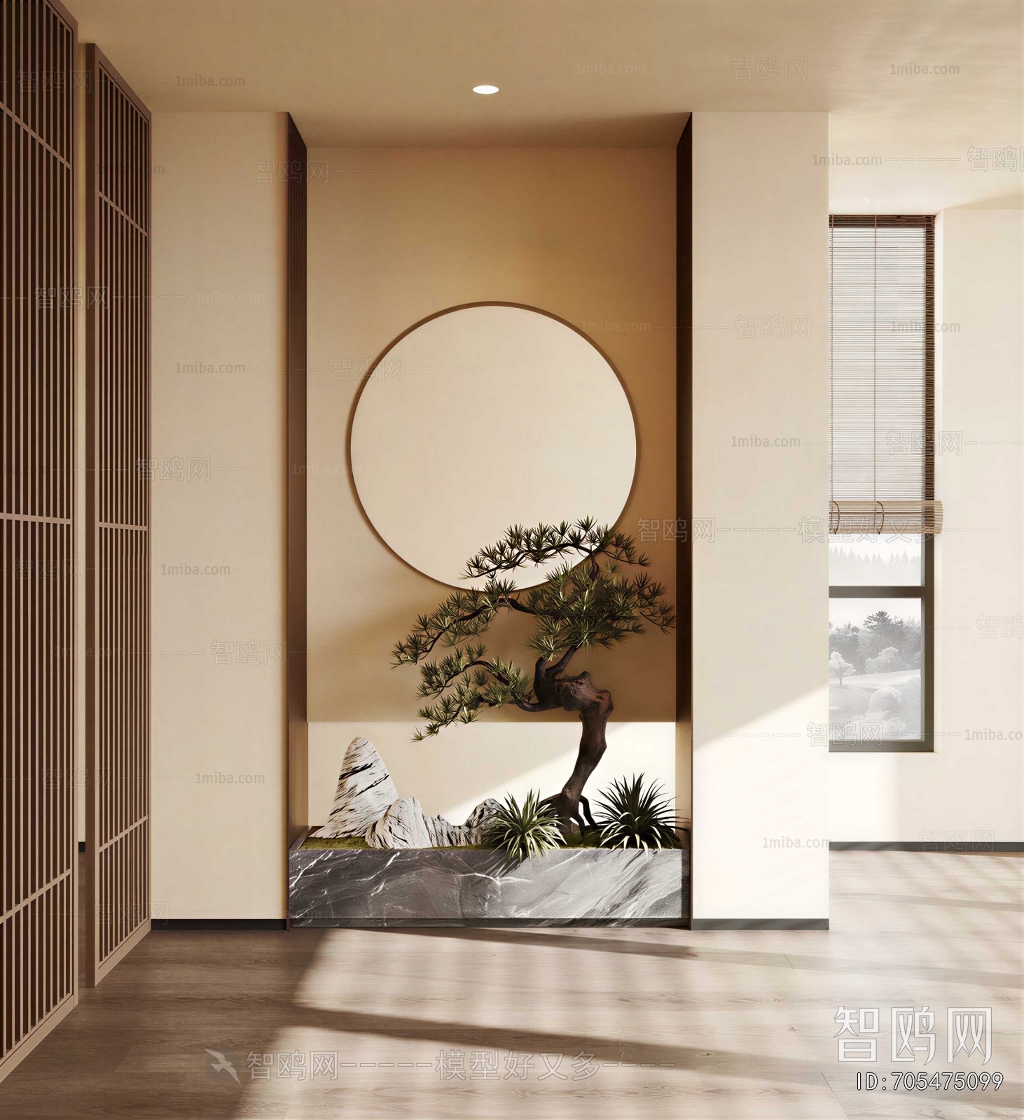 New Chinese Style Hallway