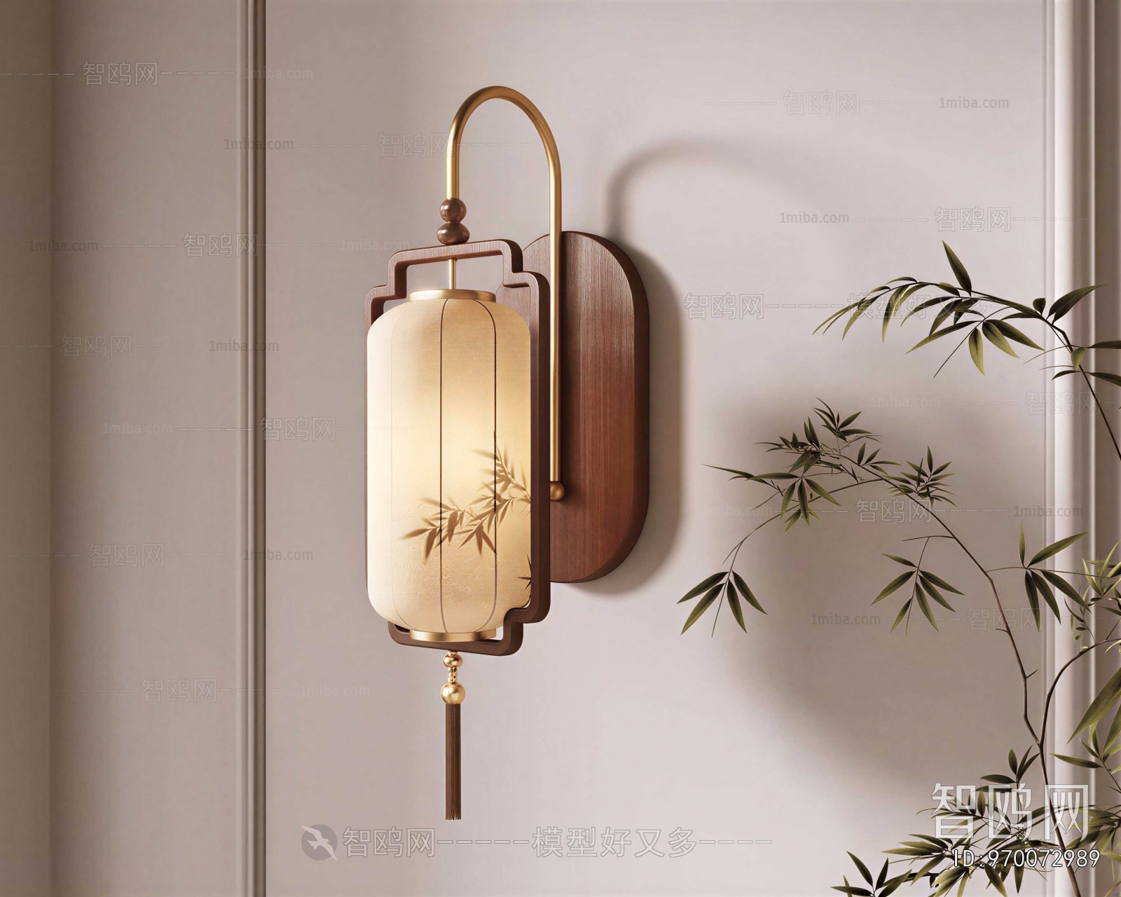 New Chinese Style Wall Lamp