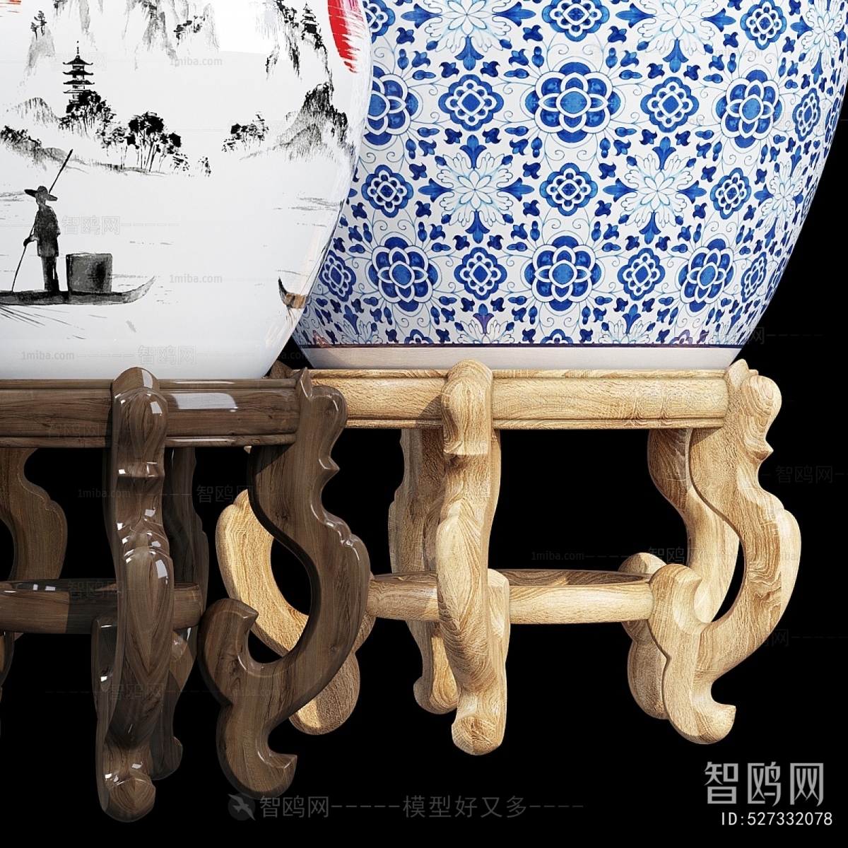 Modern Ground Green Plant Potted Plants