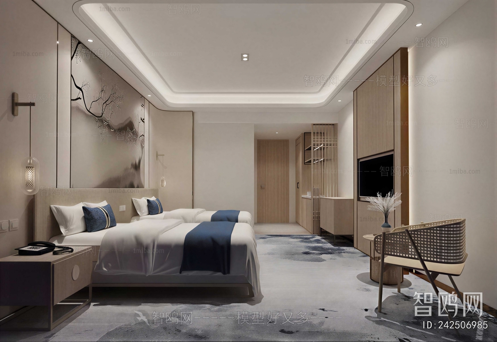 New Chinese Style Guest Room