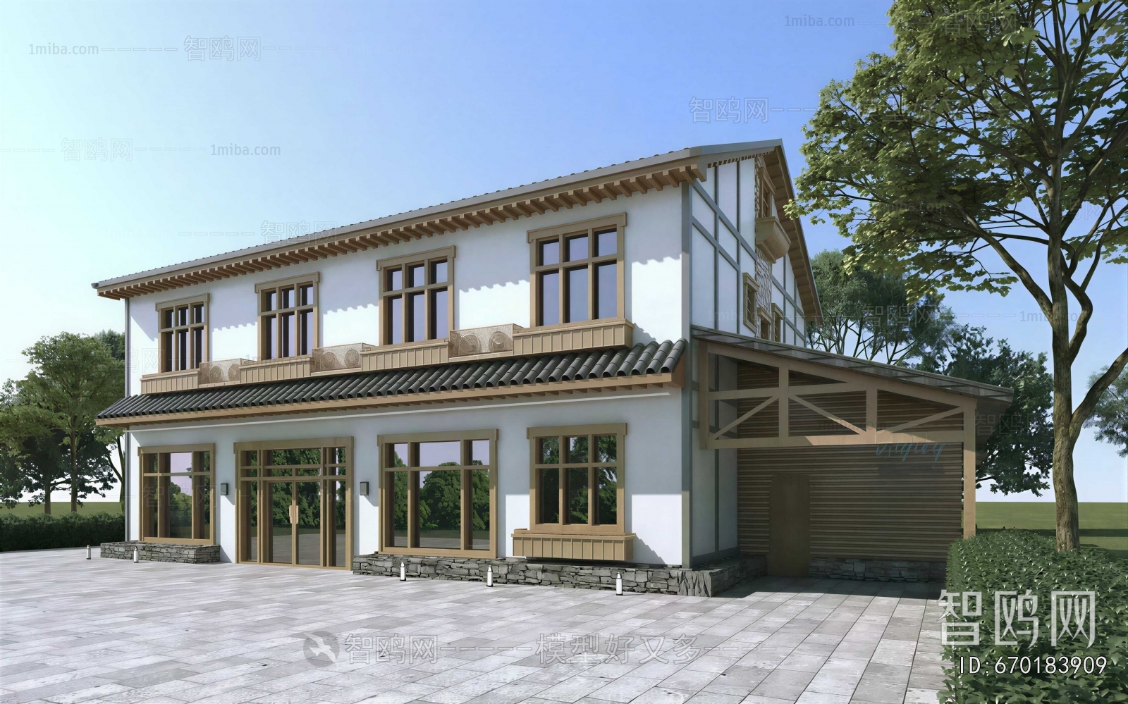 New Chinese Style Residential Building