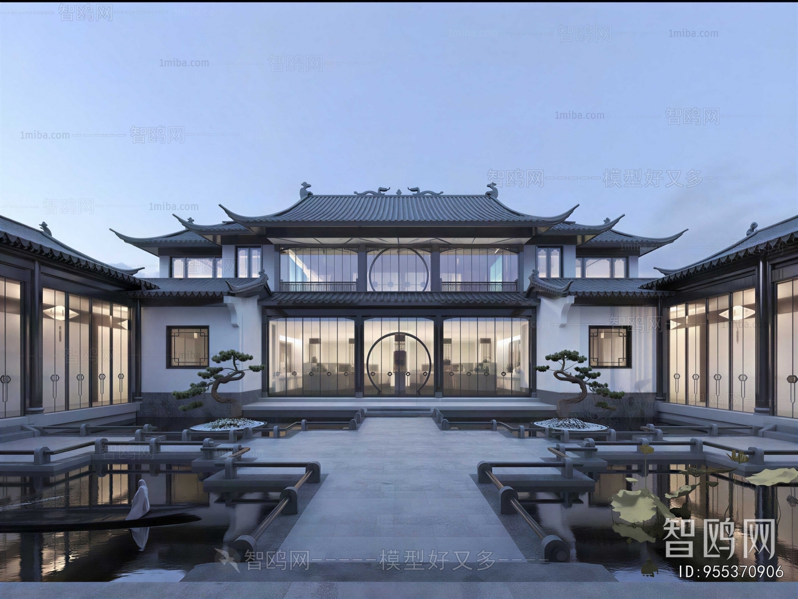 New Chinese Style Courtyard/landscape