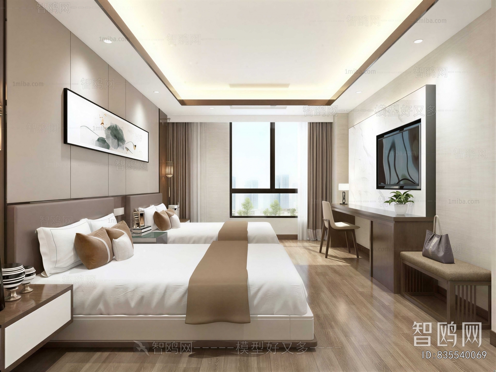 New Chinese Style Guest Room