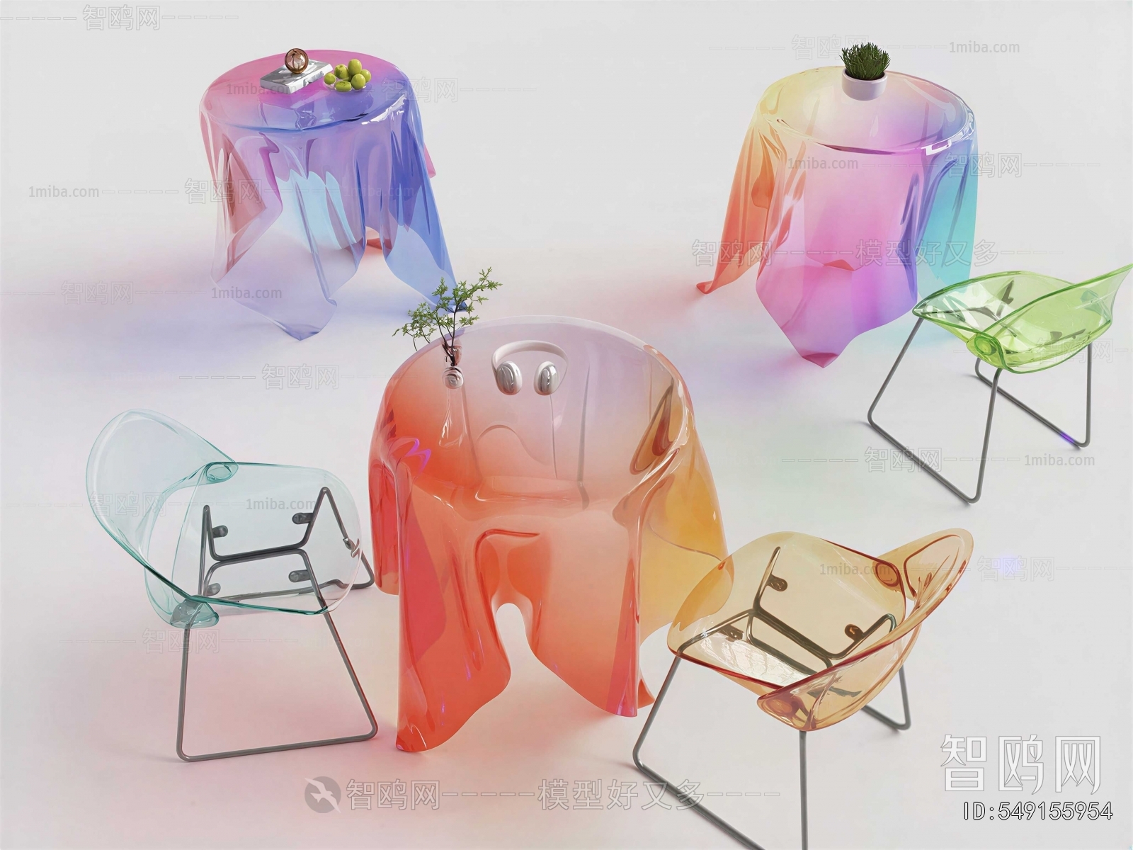 Modern Leisure Table And Chair