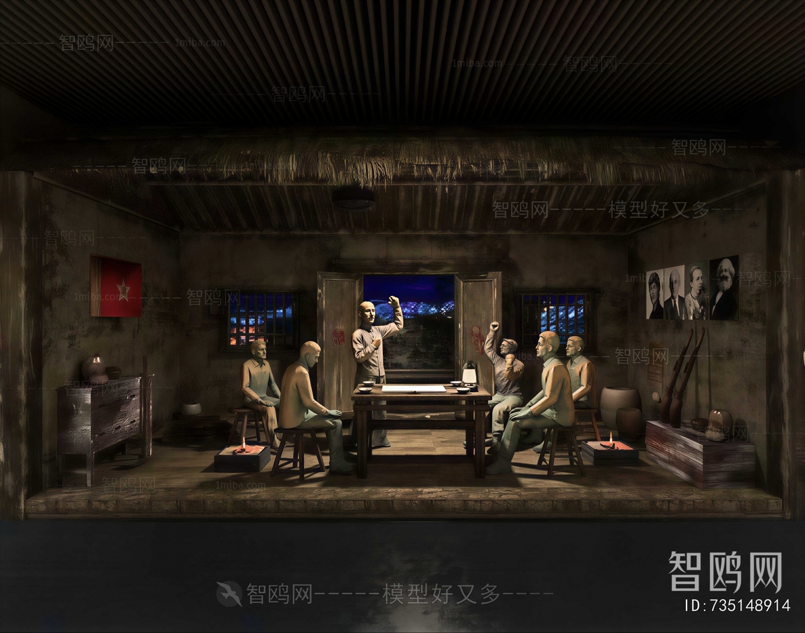 New Chinese Style Exhibition Hall