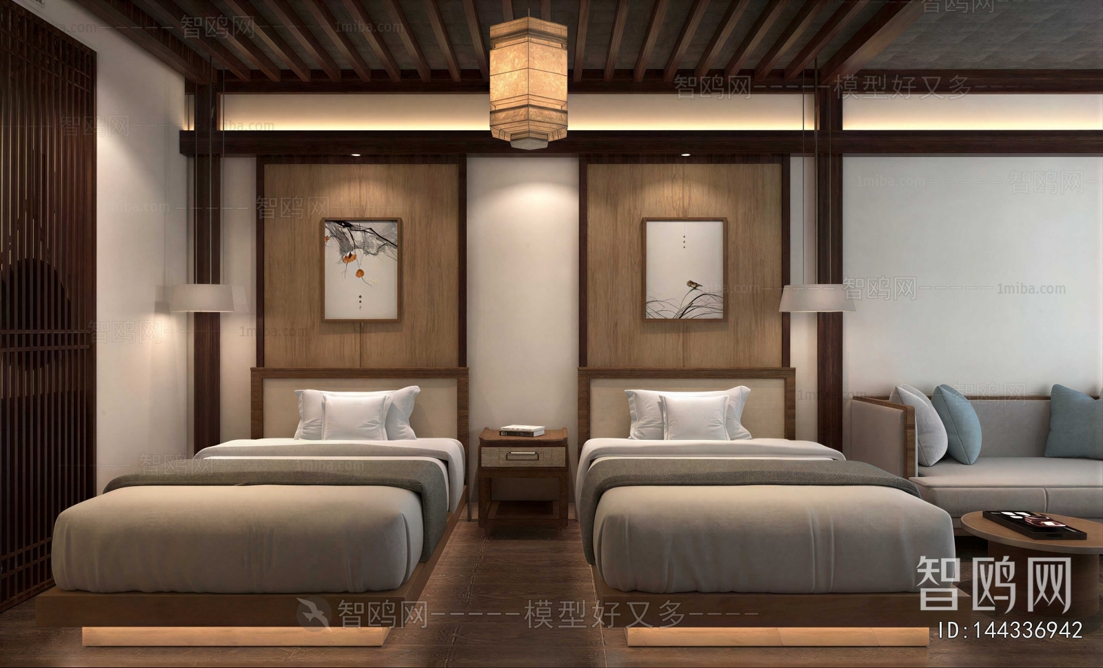 New Chinese Style Guest Room