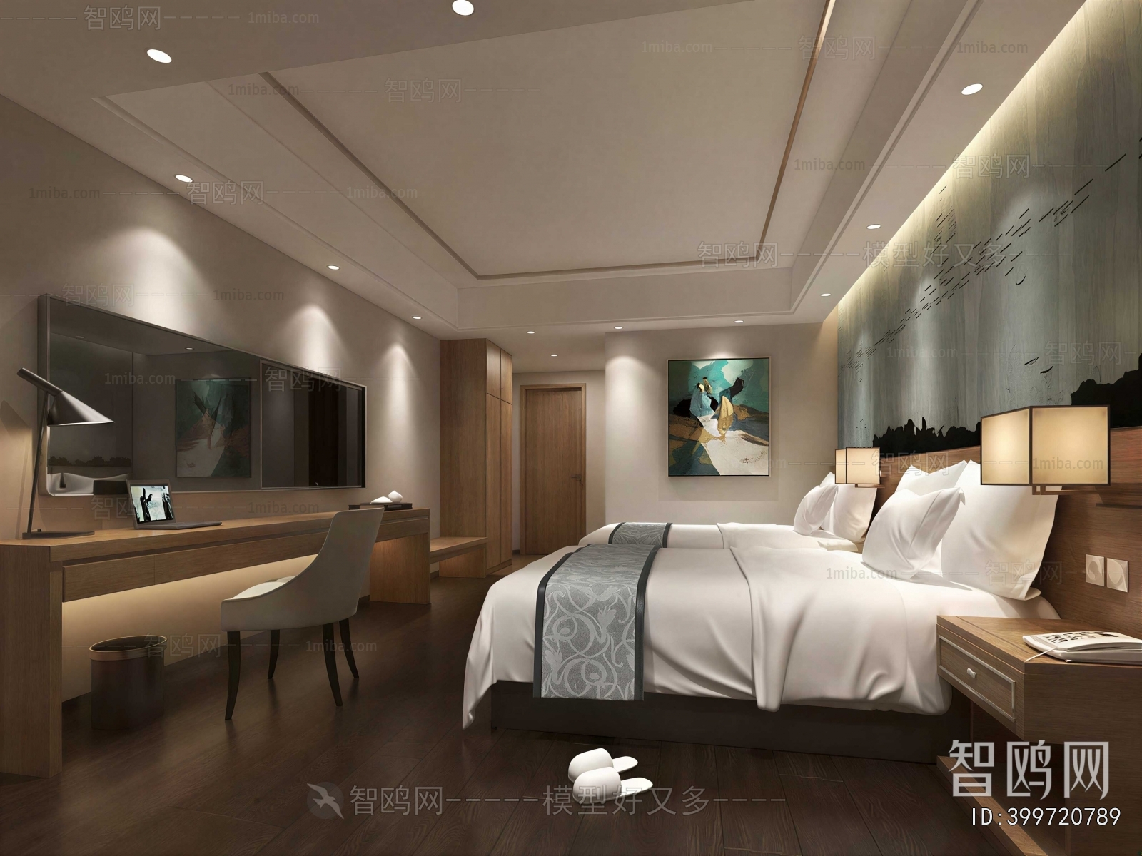 New Chinese Style Guest Room