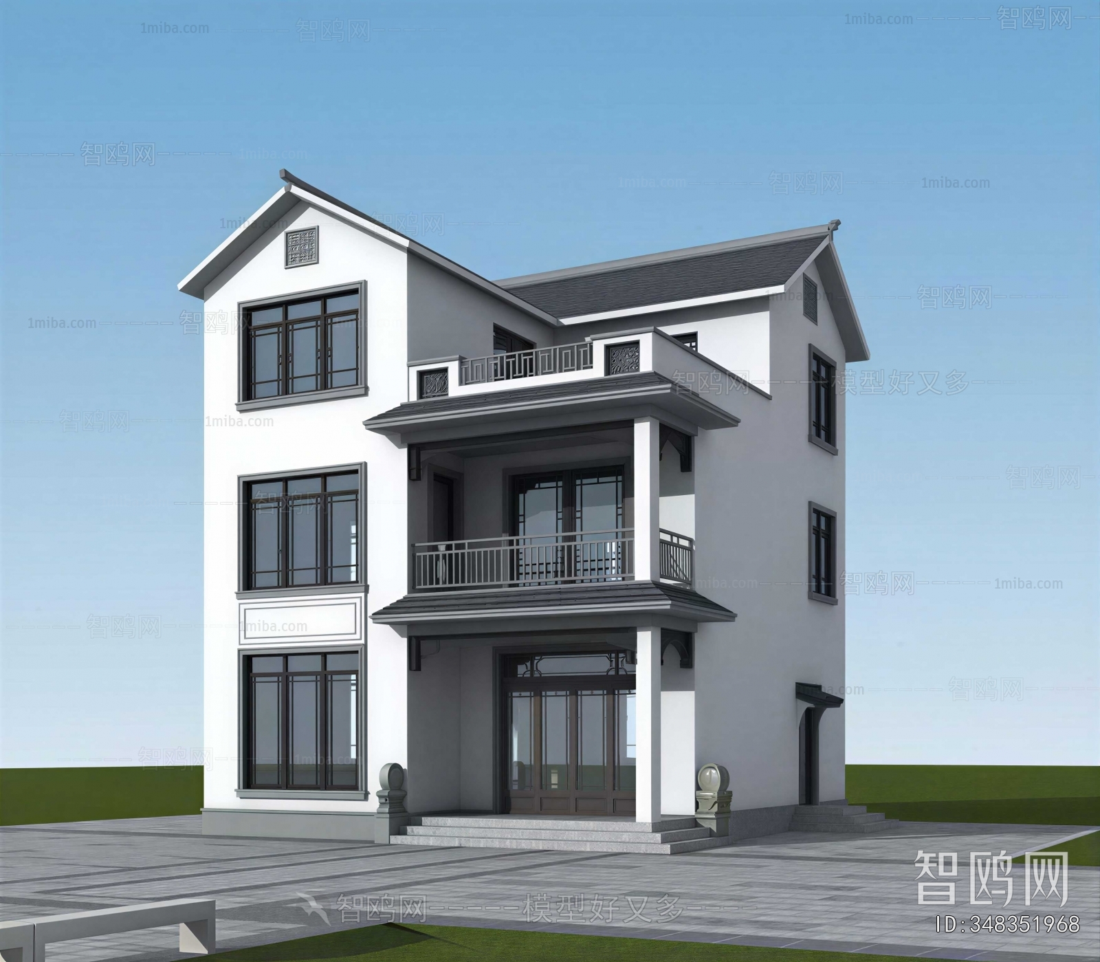 New Chinese Style Detached Villa