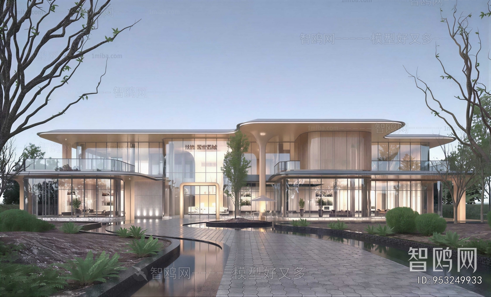 Modern Appearance Of Commercial Building