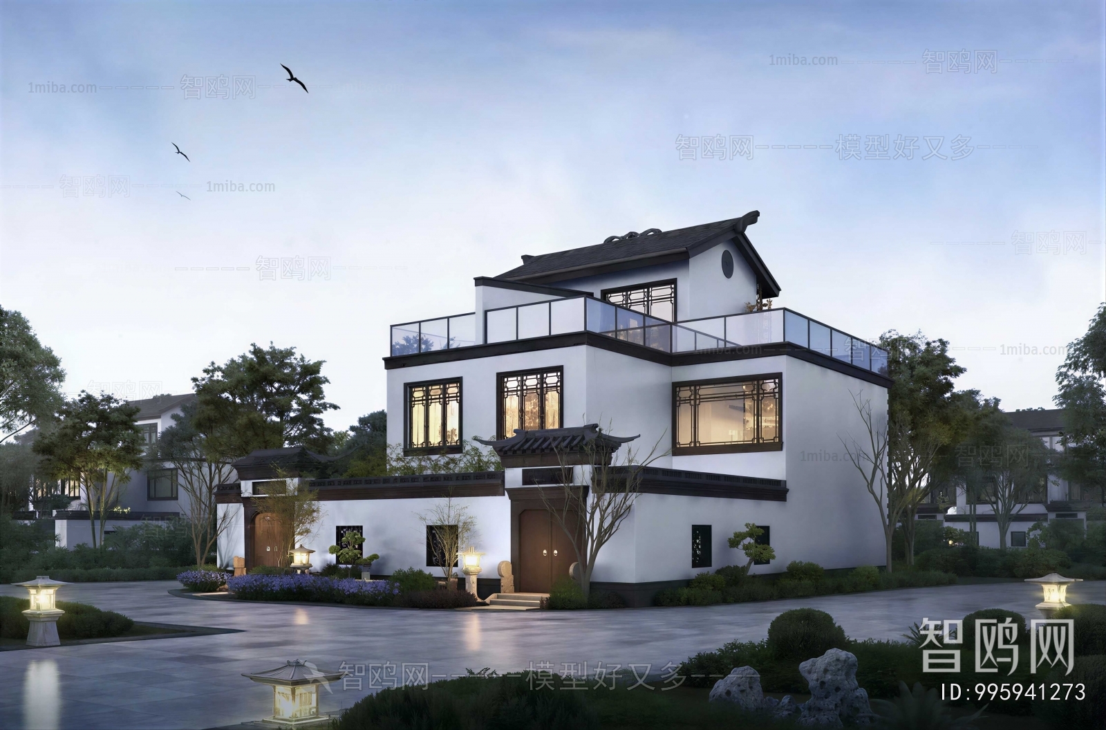 New Chinese Style Detached Villa