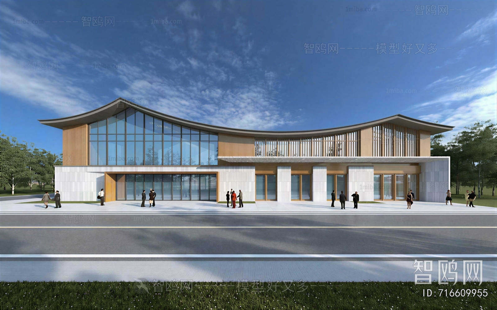 Modern Appearance Of Commercial Building