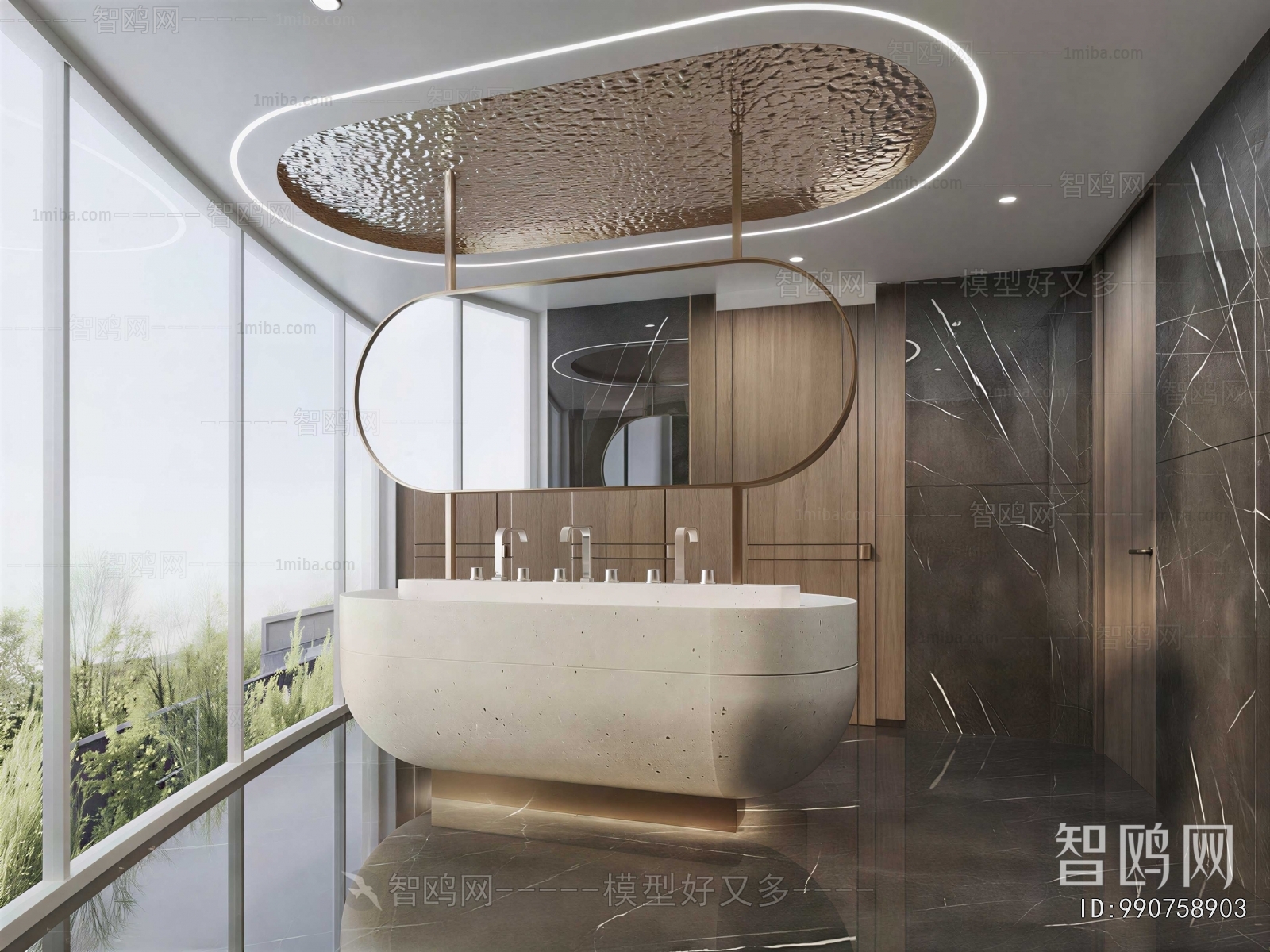 Modern Public Toilet