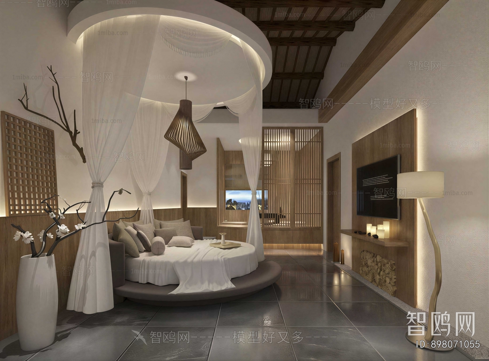 New Chinese Style Guest Room