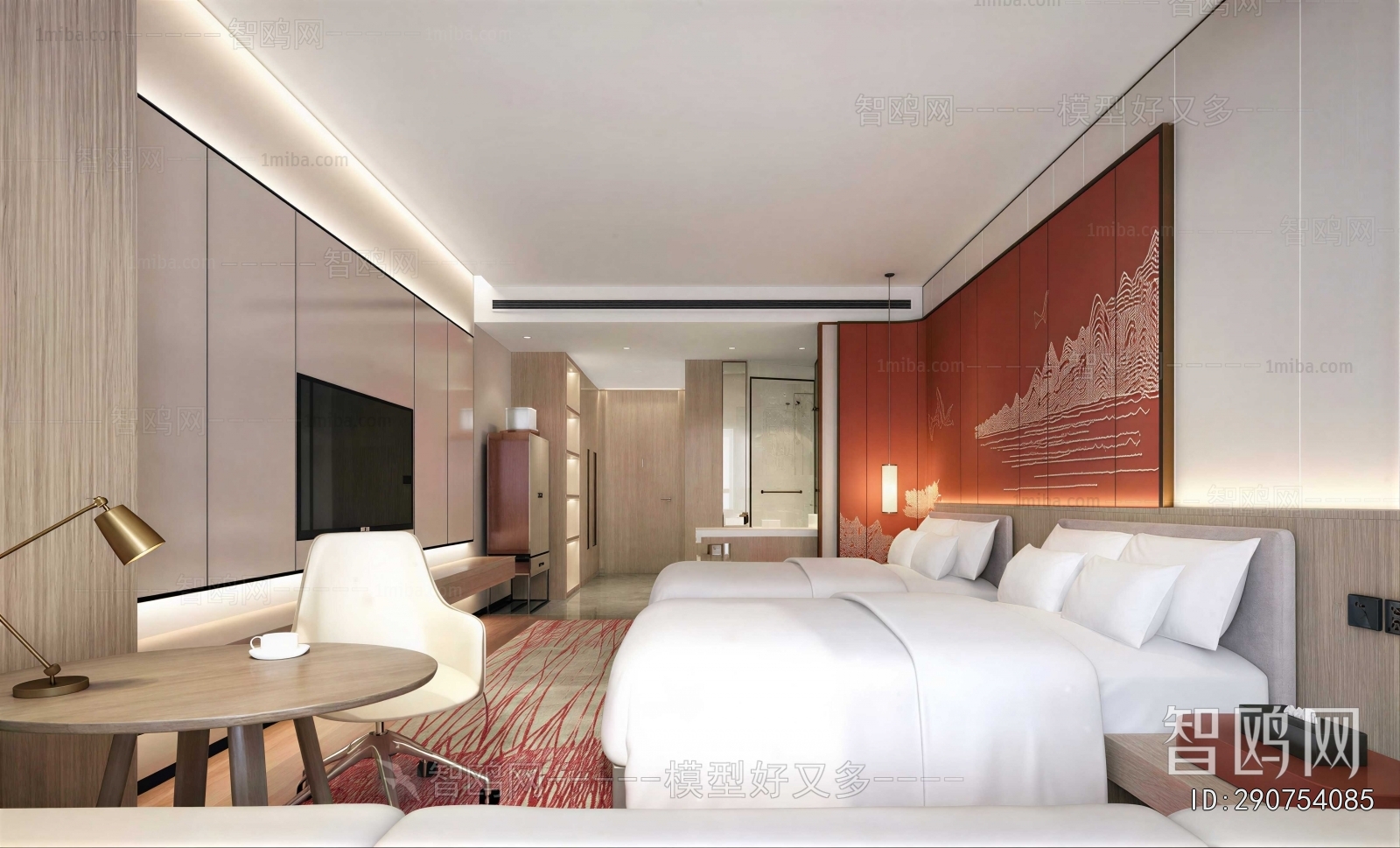 New Chinese Style Guest Room