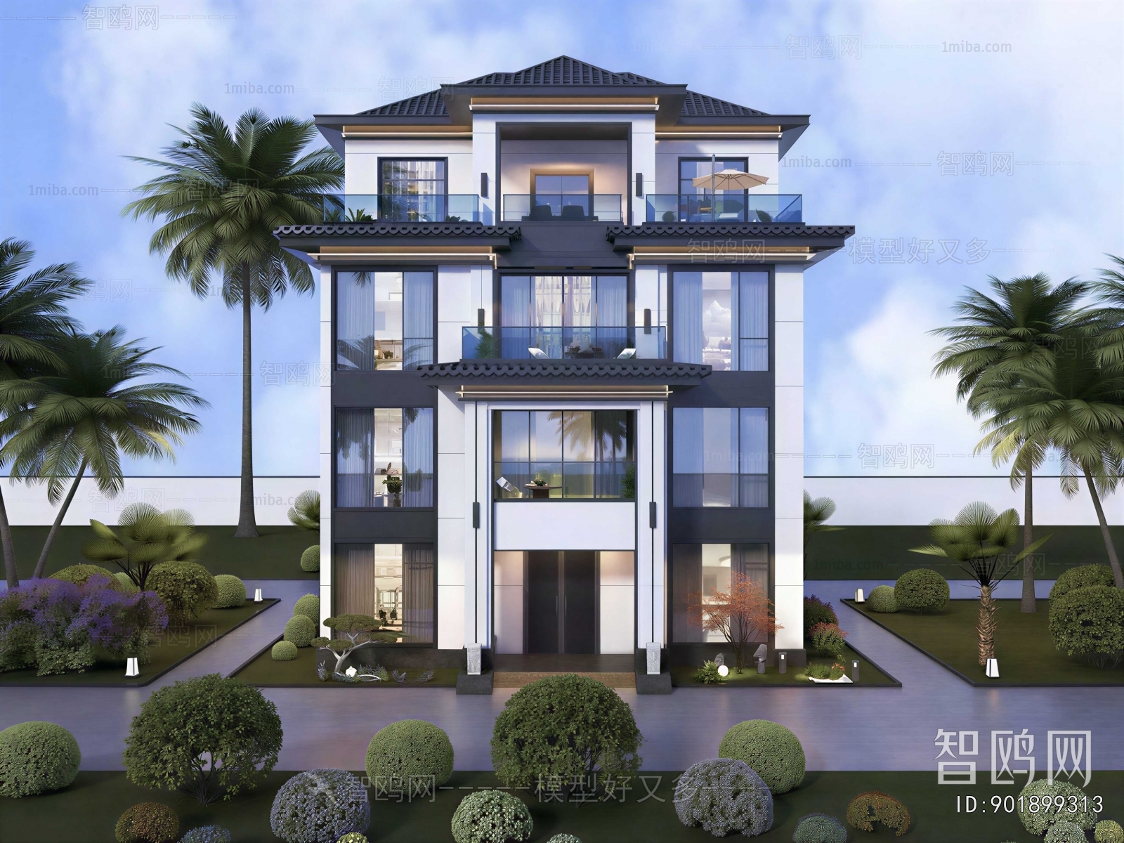 New Chinese Style Detached Villa