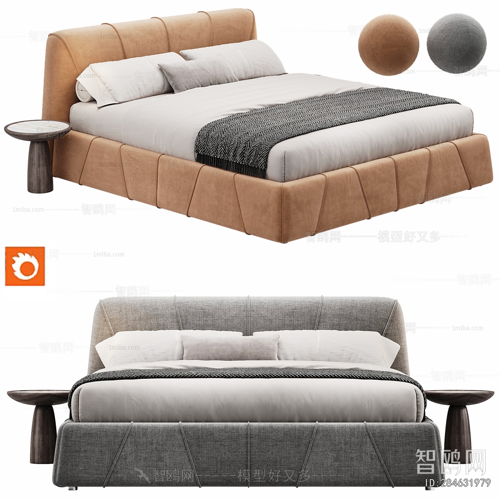 Modern Double Bed