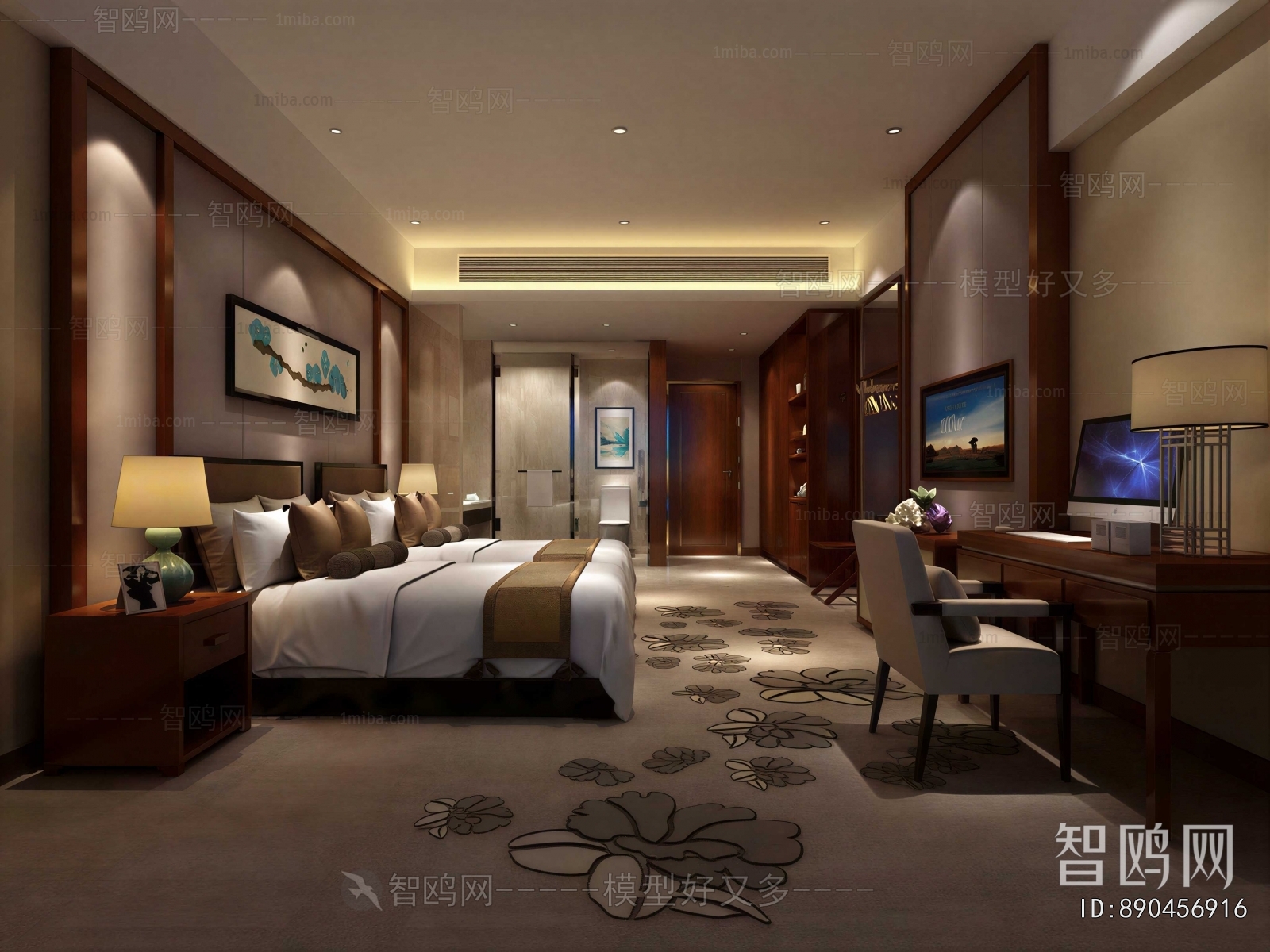 New Chinese Style Guest Room