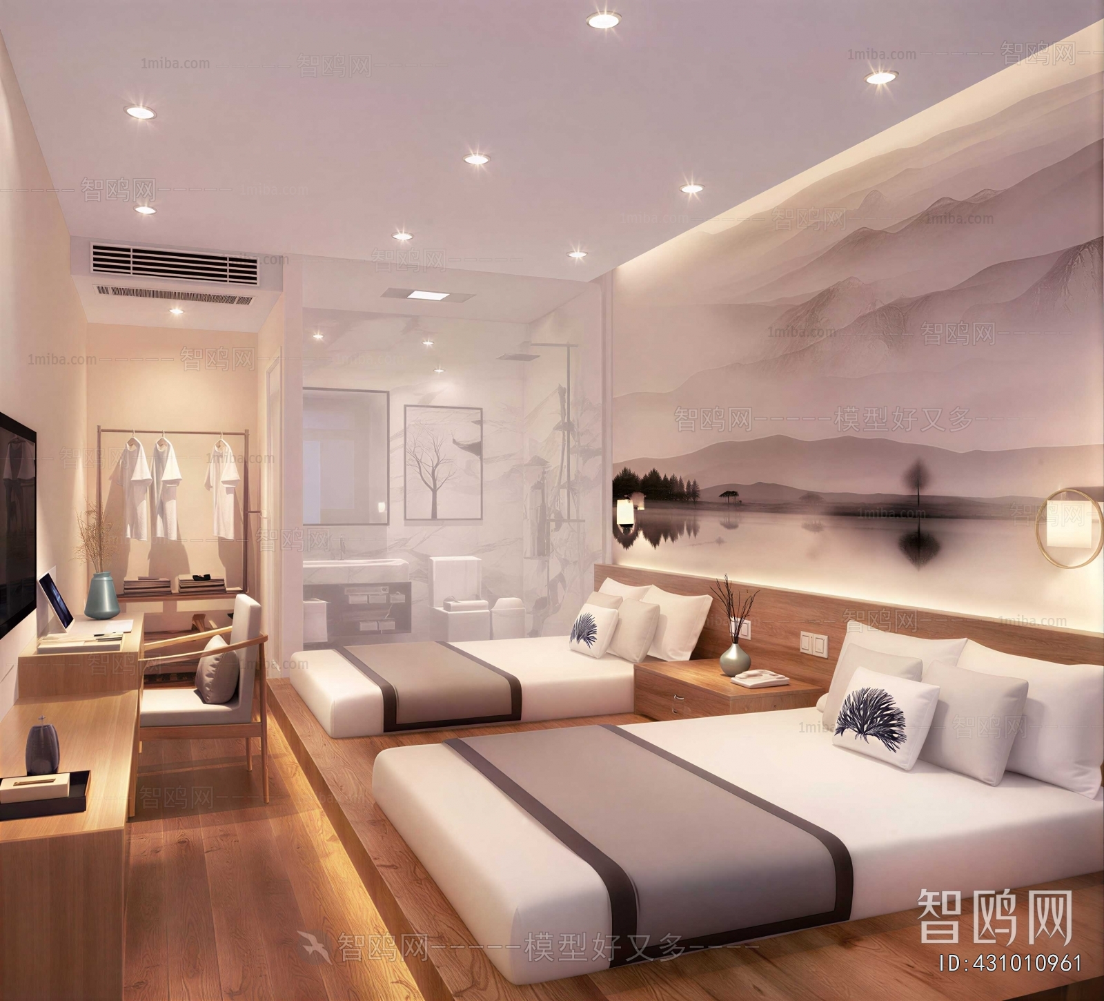 New Chinese Style Guest Room