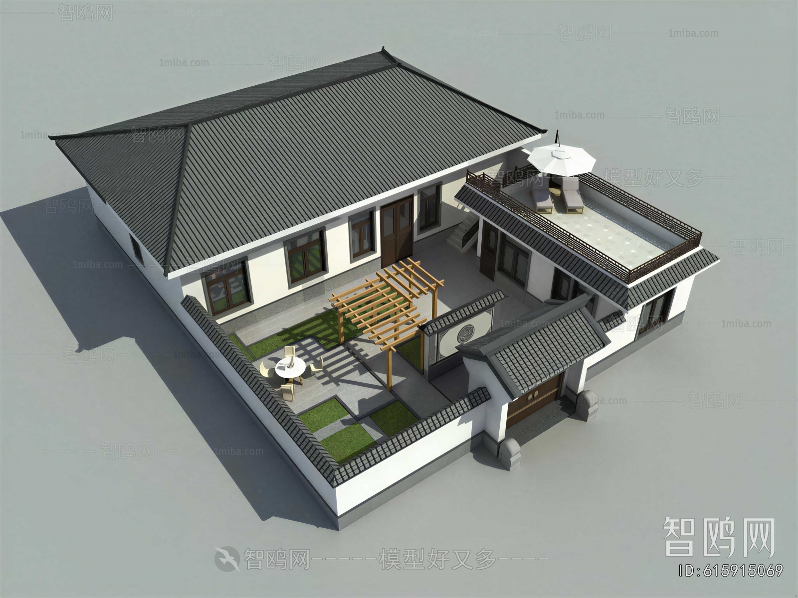 New Chinese Style Detached Villa
