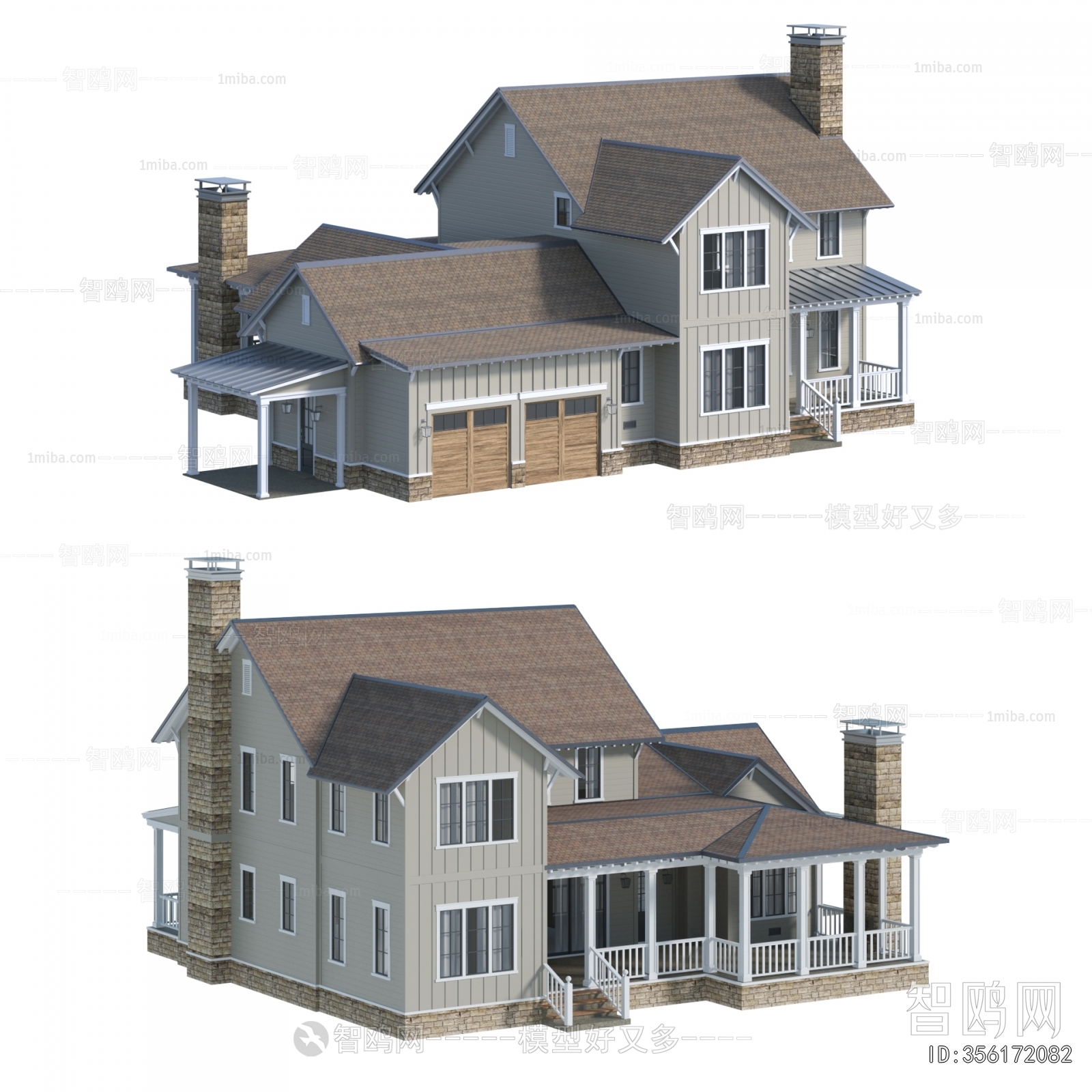 Simple European Style Detached Villa