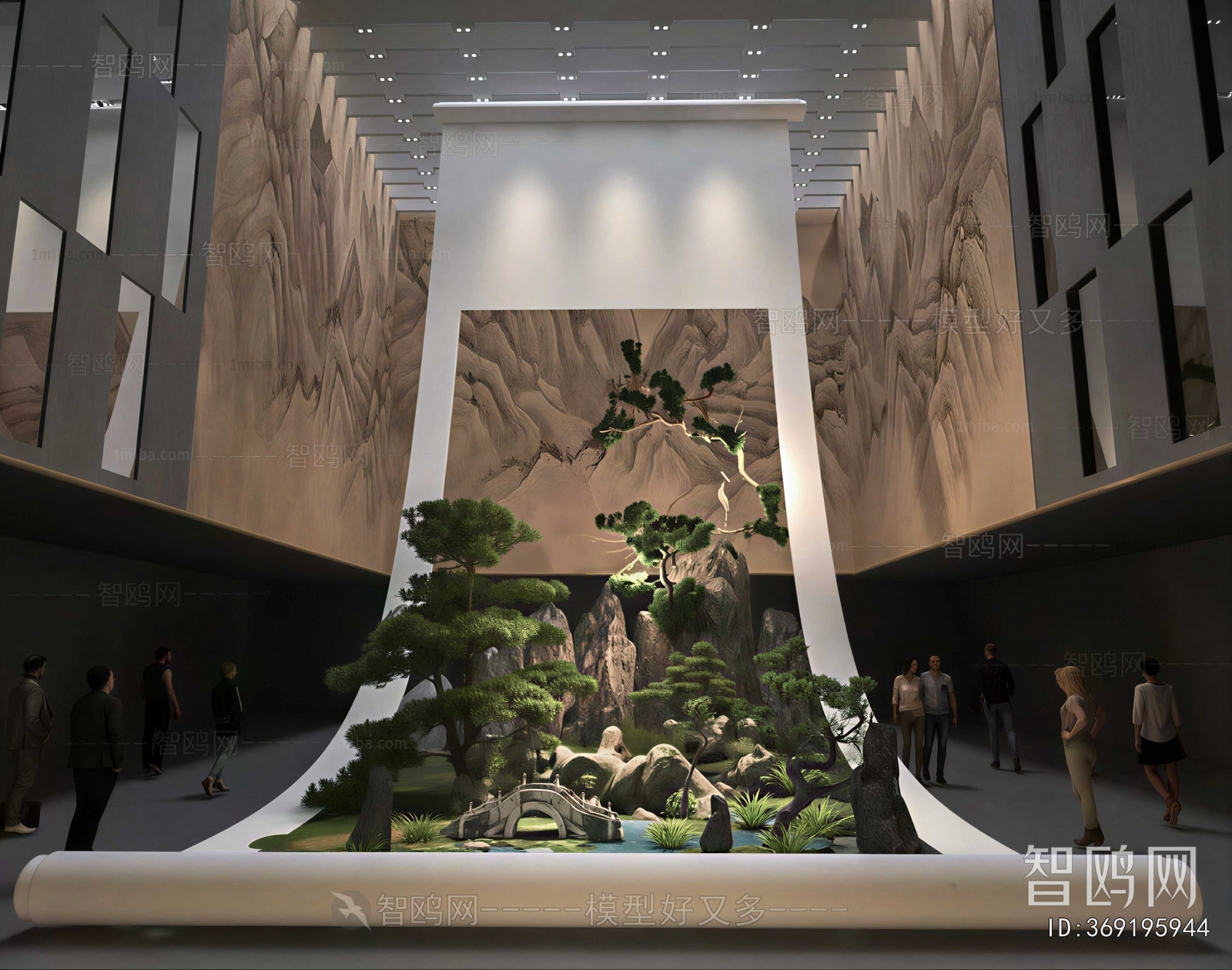 New Chinese Style Exhibition Hall