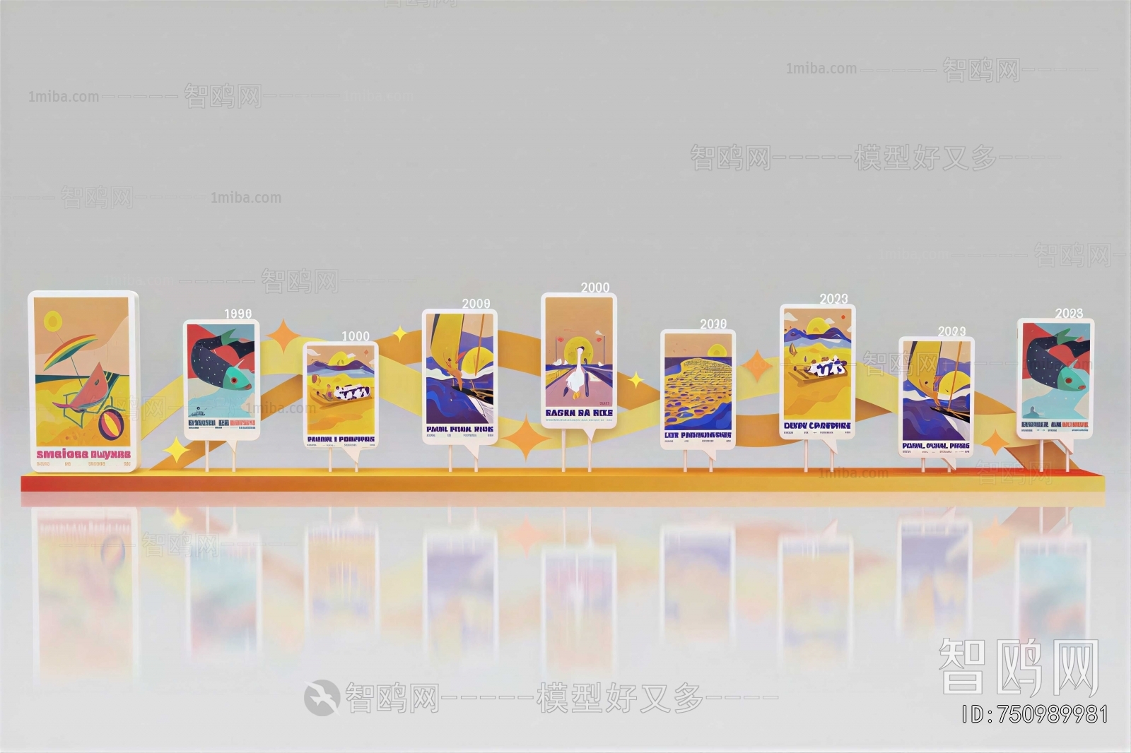 Modern Guide Board/bulletin Board