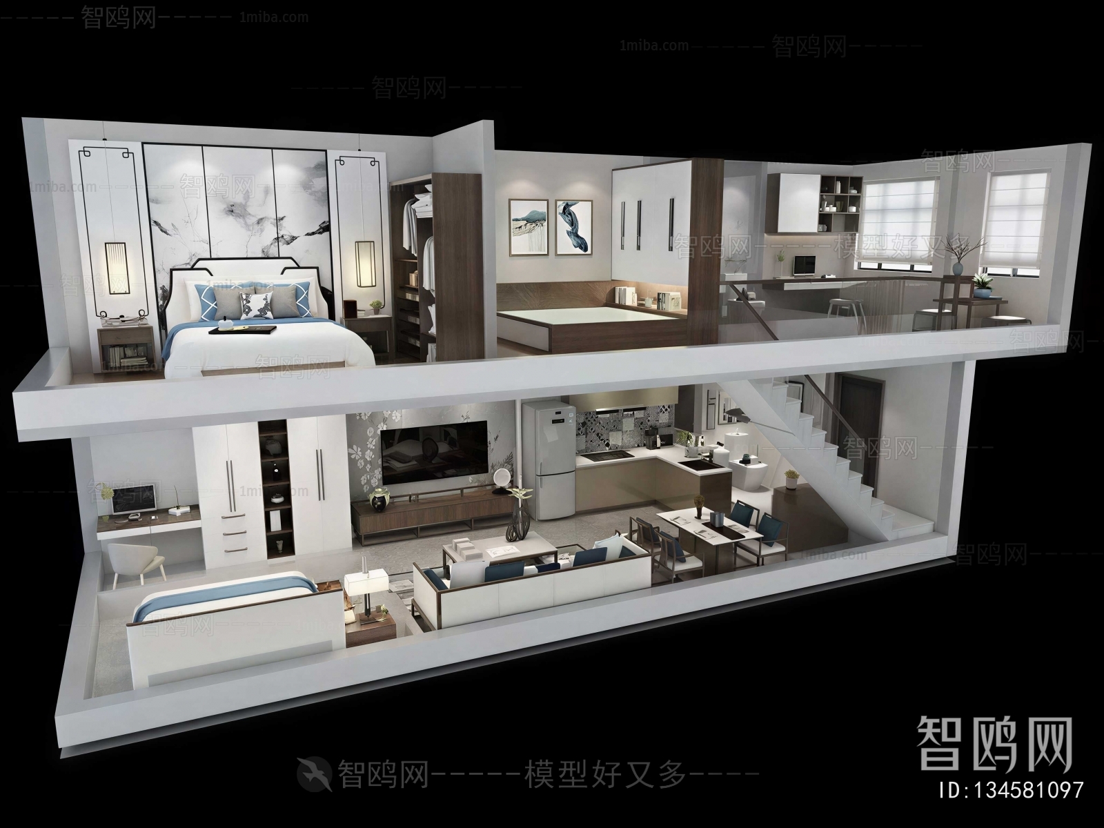 Modern A Bird's-eye View Of Home Decoration