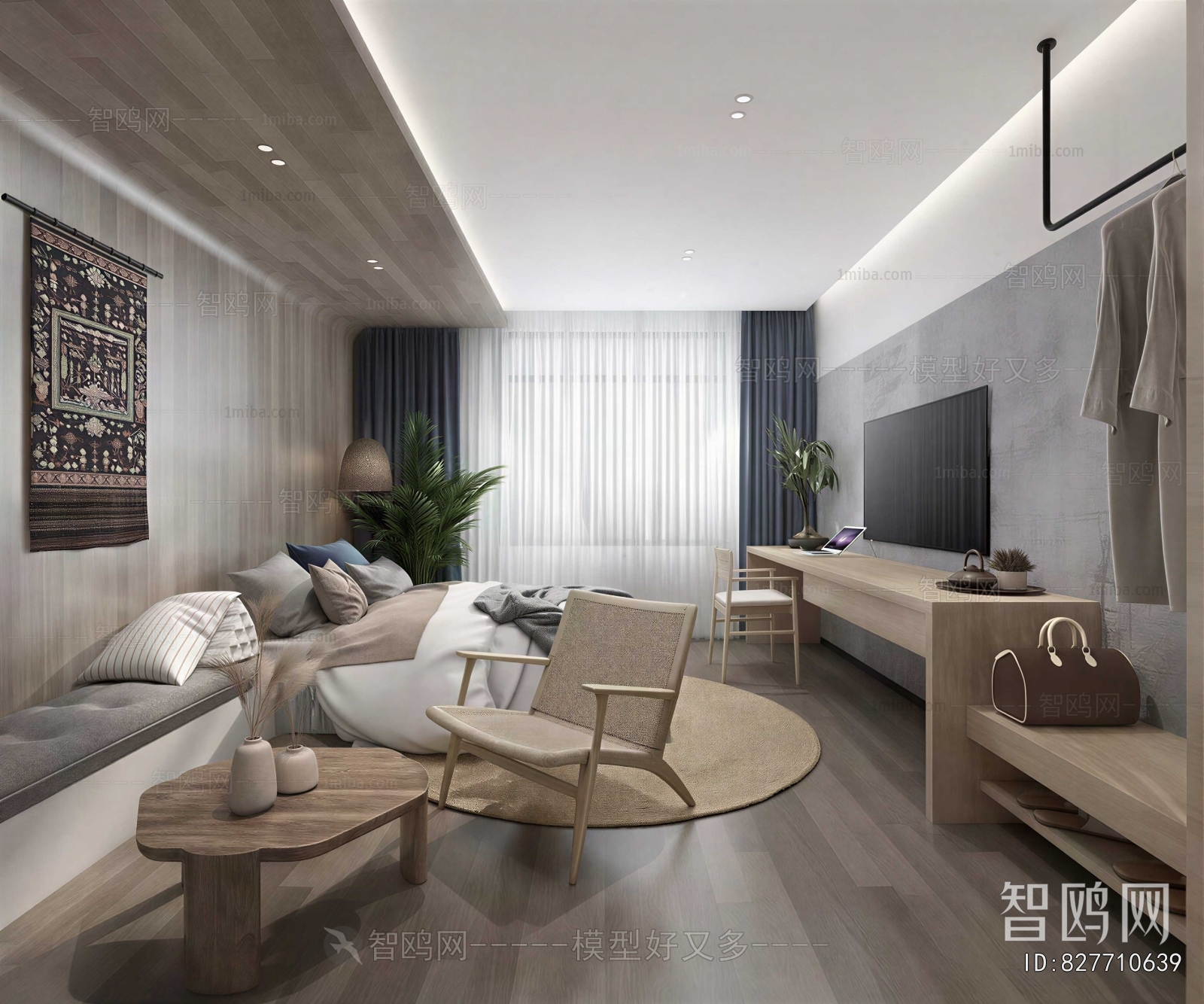 Nordic Style Guest Room