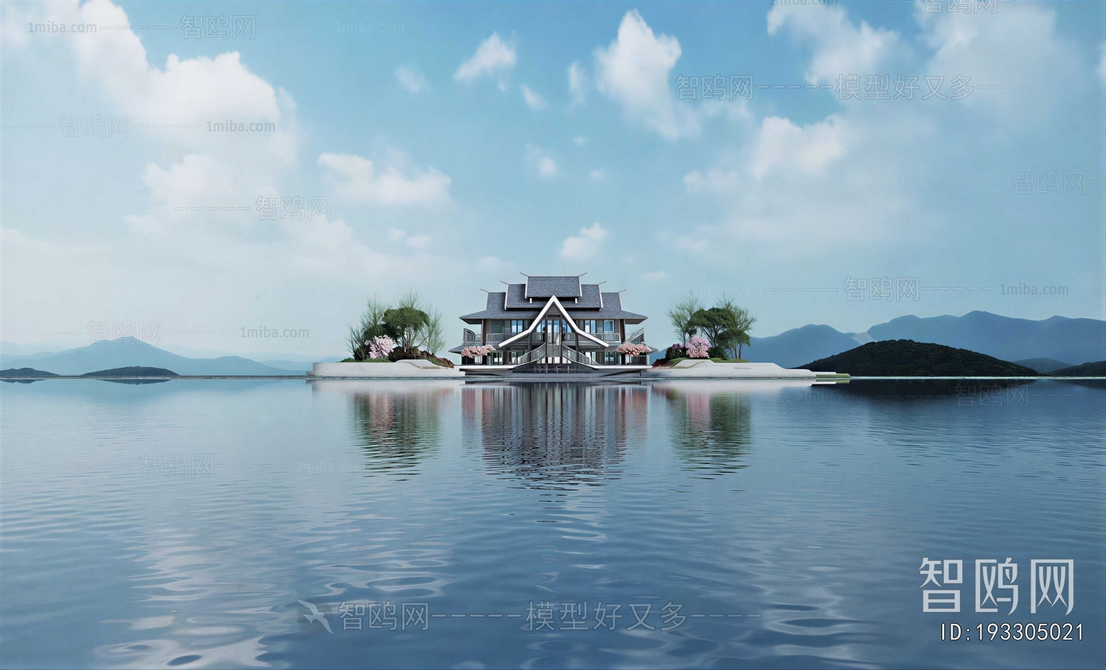 Chinese Style Public Building