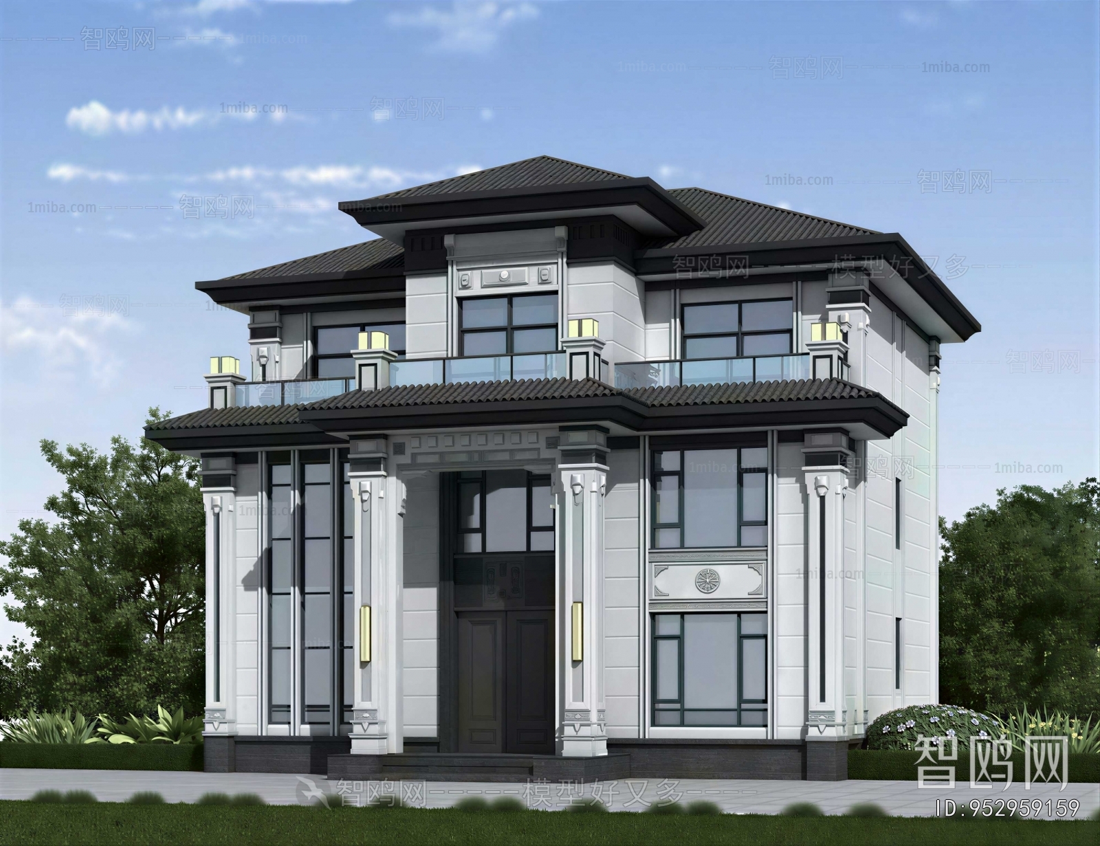 New Chinese Style Detached Villa