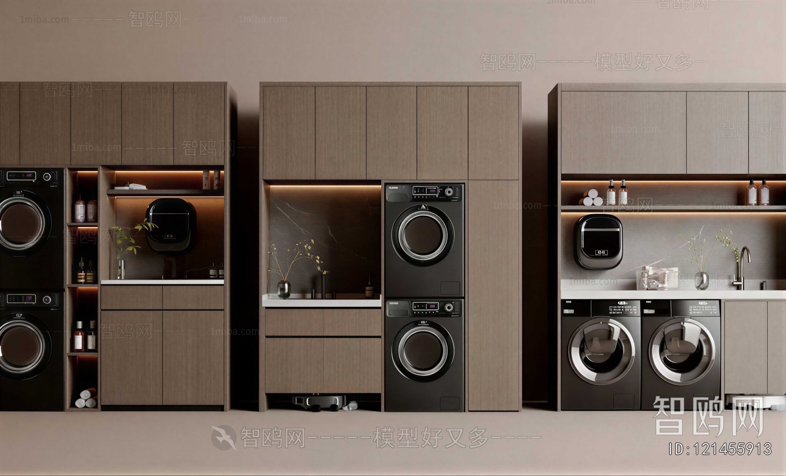 Modern Laundry Cabinet