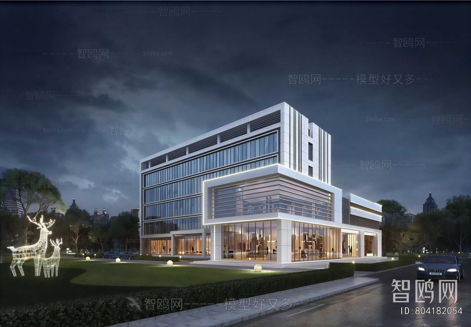 Modern Appearance Of Commercial Building