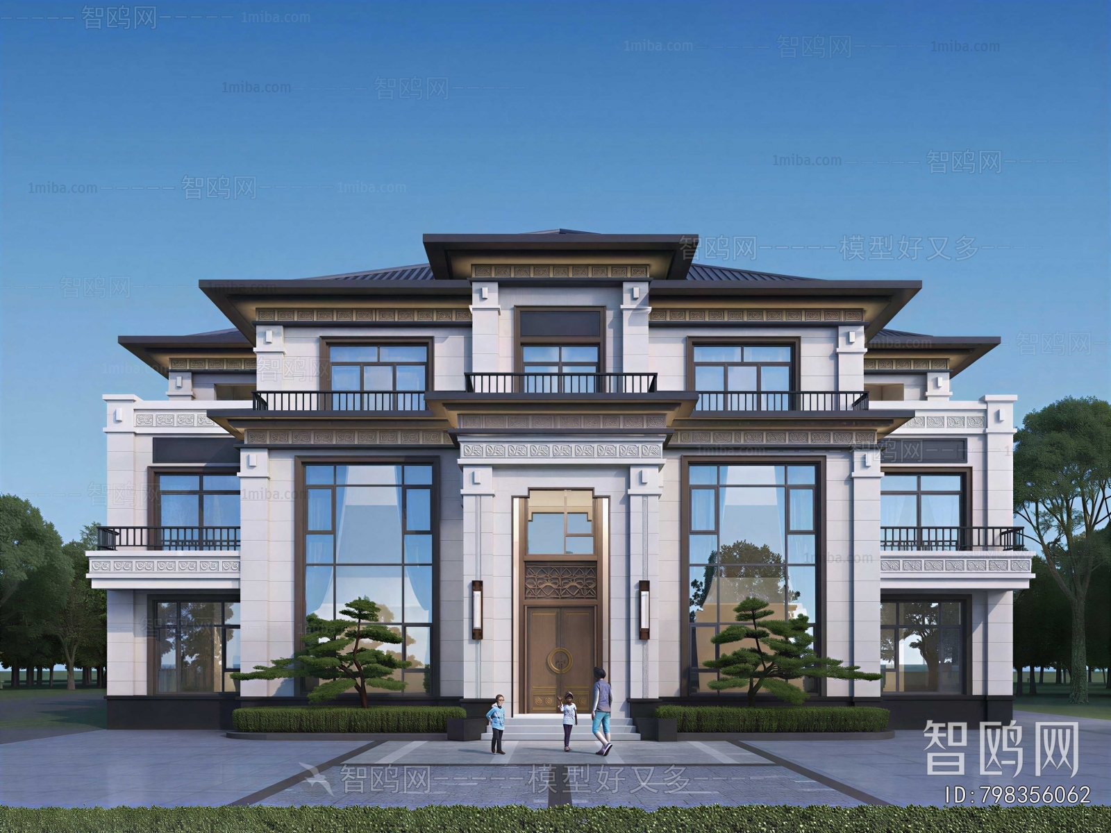 New Chinese Style Detached Villa