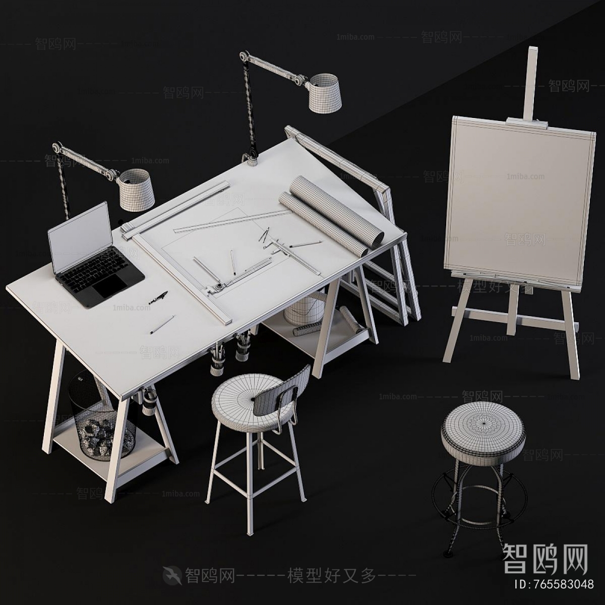 Modern Computer Desk And Chair